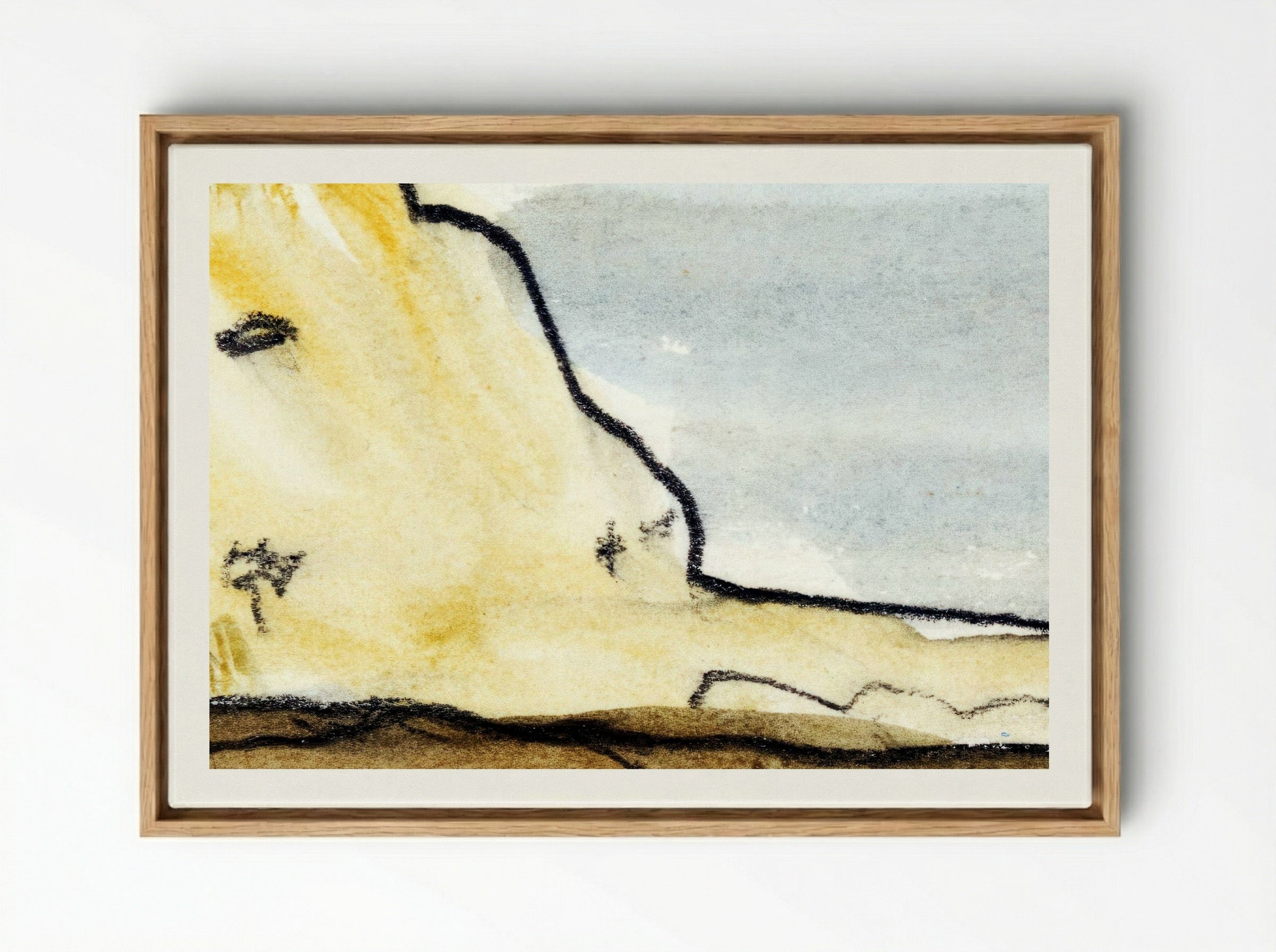 Target Rock - Arthur Dove - Framed Canvas Wood