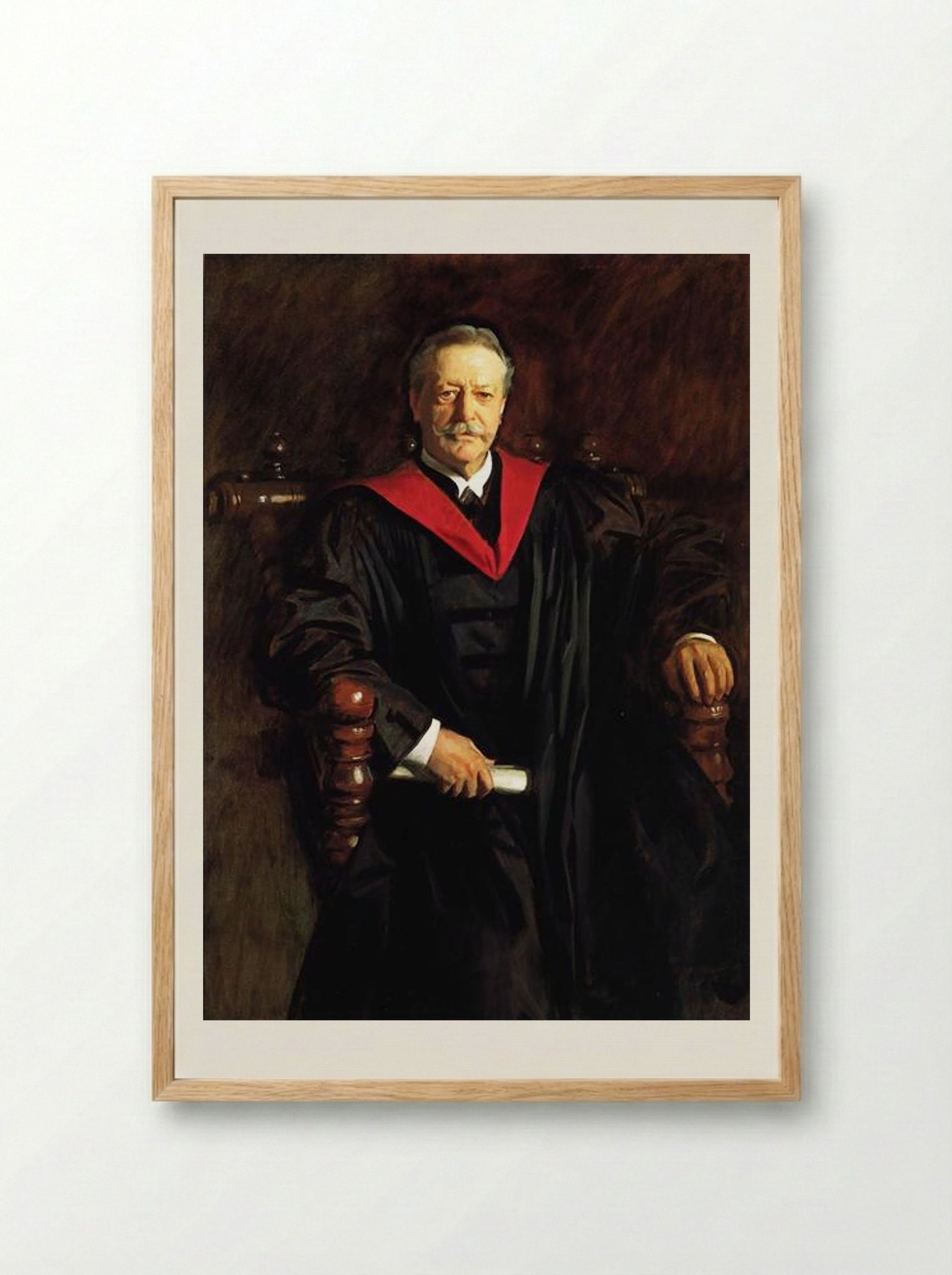 Abbott Lawrence Lowell - John Singer Sargent - Framed Print Wood