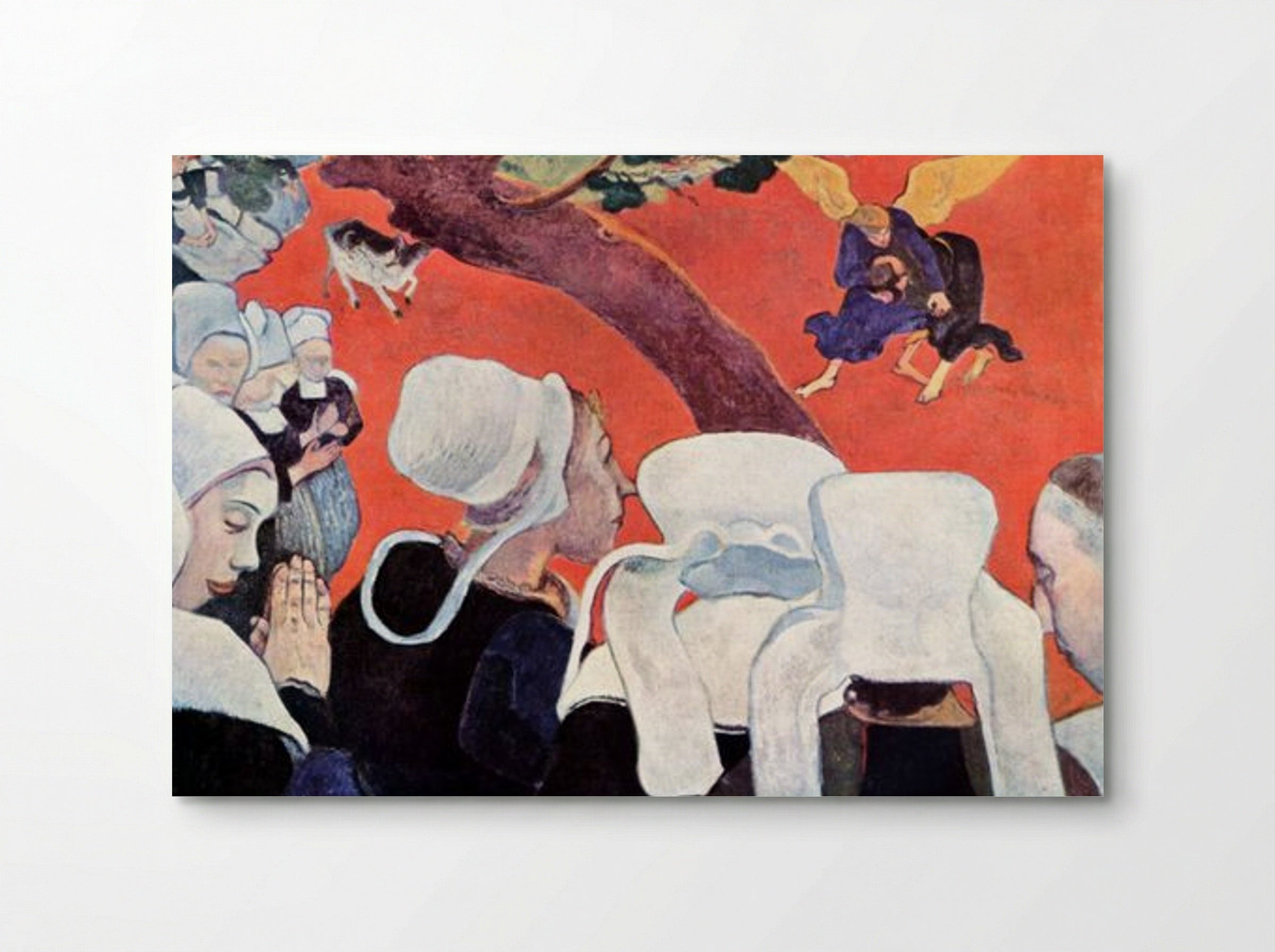 Vision of the Sermon (Jacob Wrestling with the Angel) - Paul Gauguin - Poster