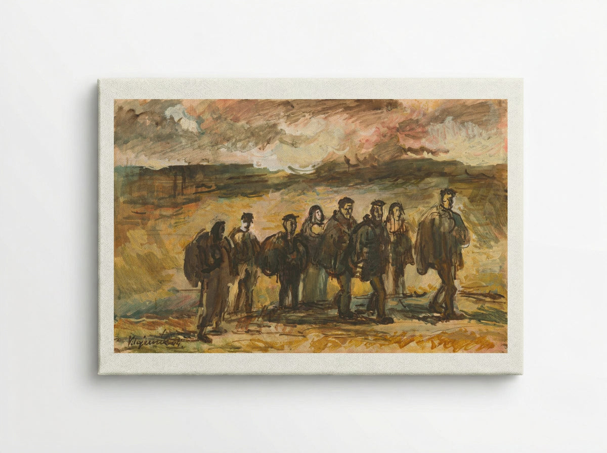 Refugees - Cyprián Majerník - Canvas