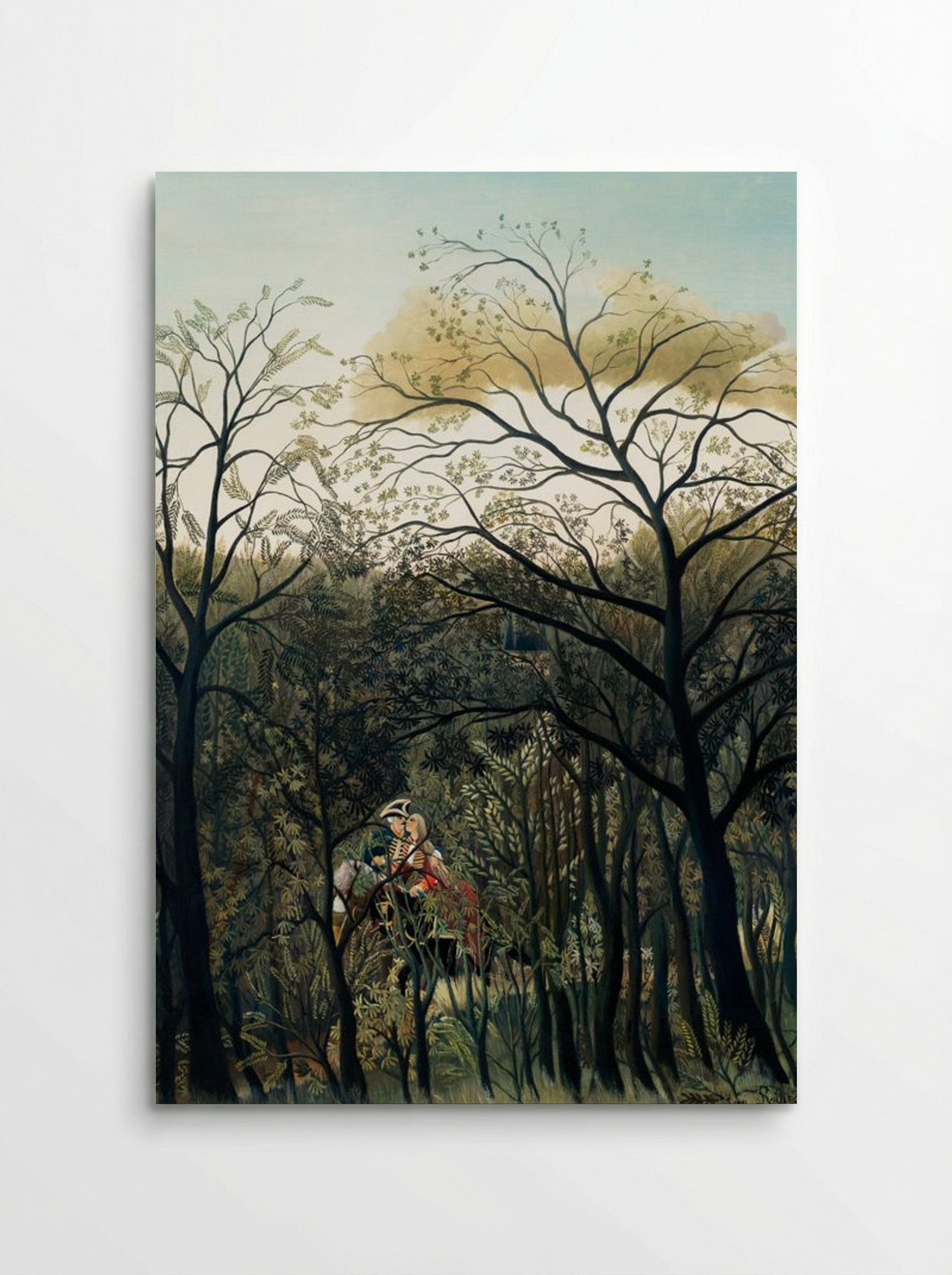 Rendezvous in the Forest - Henri Rousseau - Poster