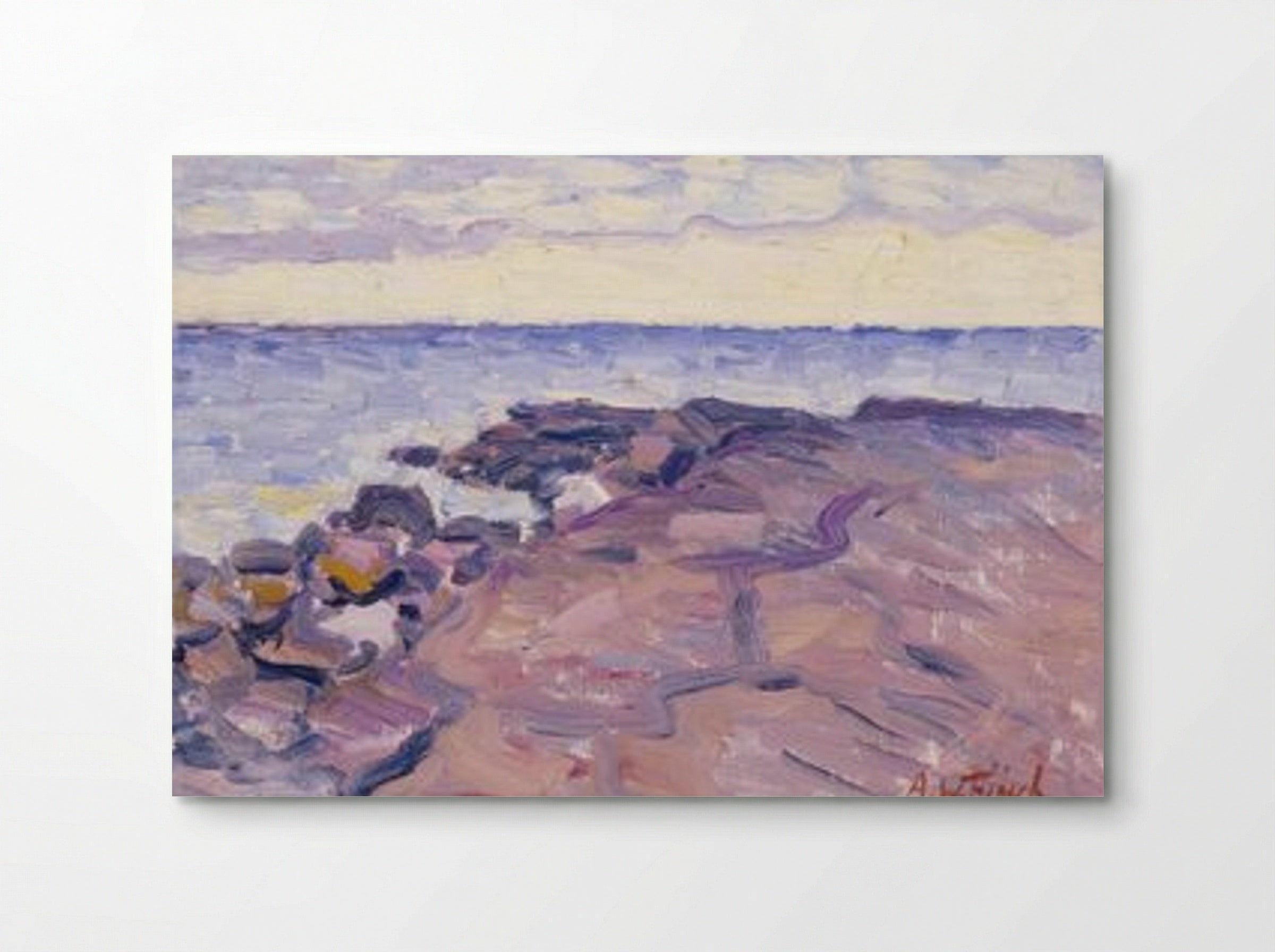 Rantakallioita (Rocky Shore) - Alfred William Finch - Poster
