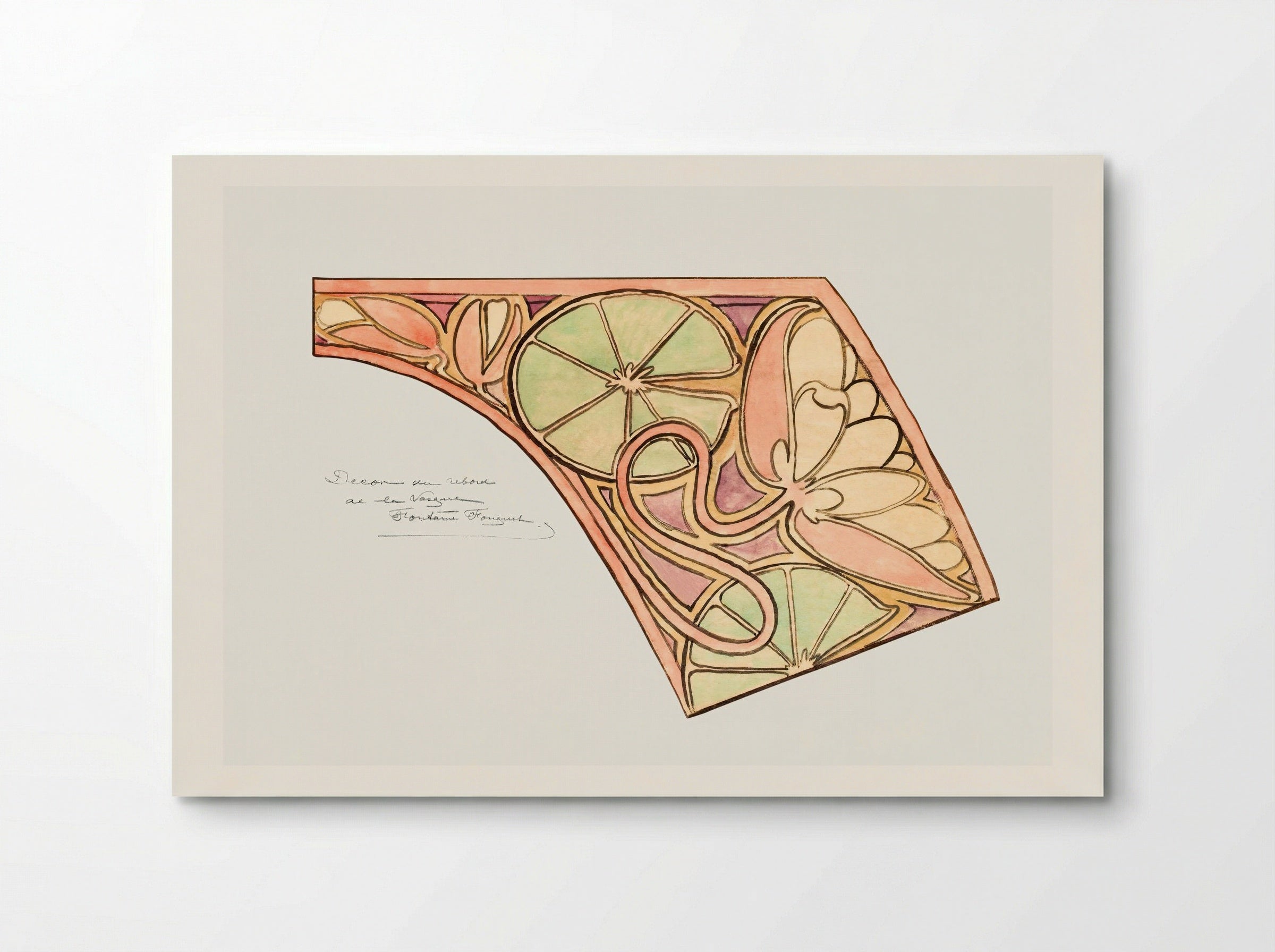Design for the Fouquet Boutique Fountain - Alphonse Mucha - Poster