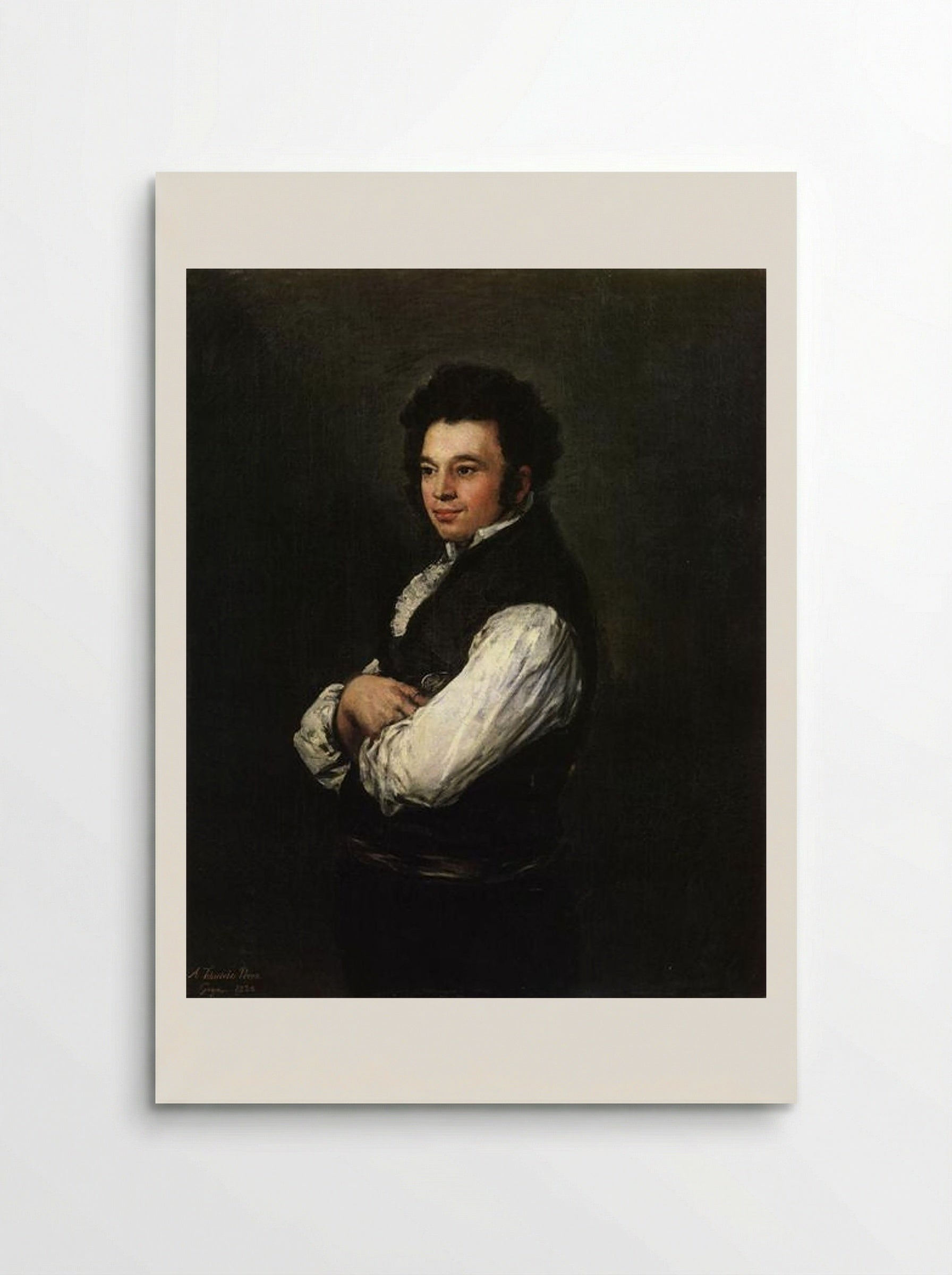 Tubercio Pérez Cuervo - Francisco Goya - Poster