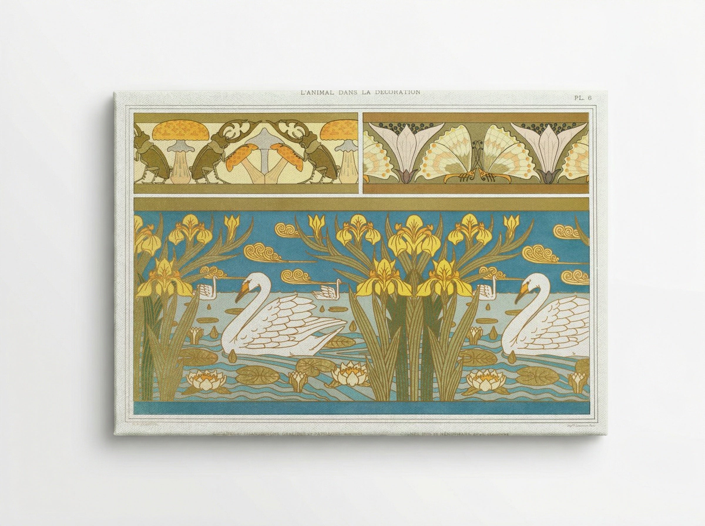 L'Animal dans la Décoration, Plate 6 - Maurice Pillard Verneuil - Canvas