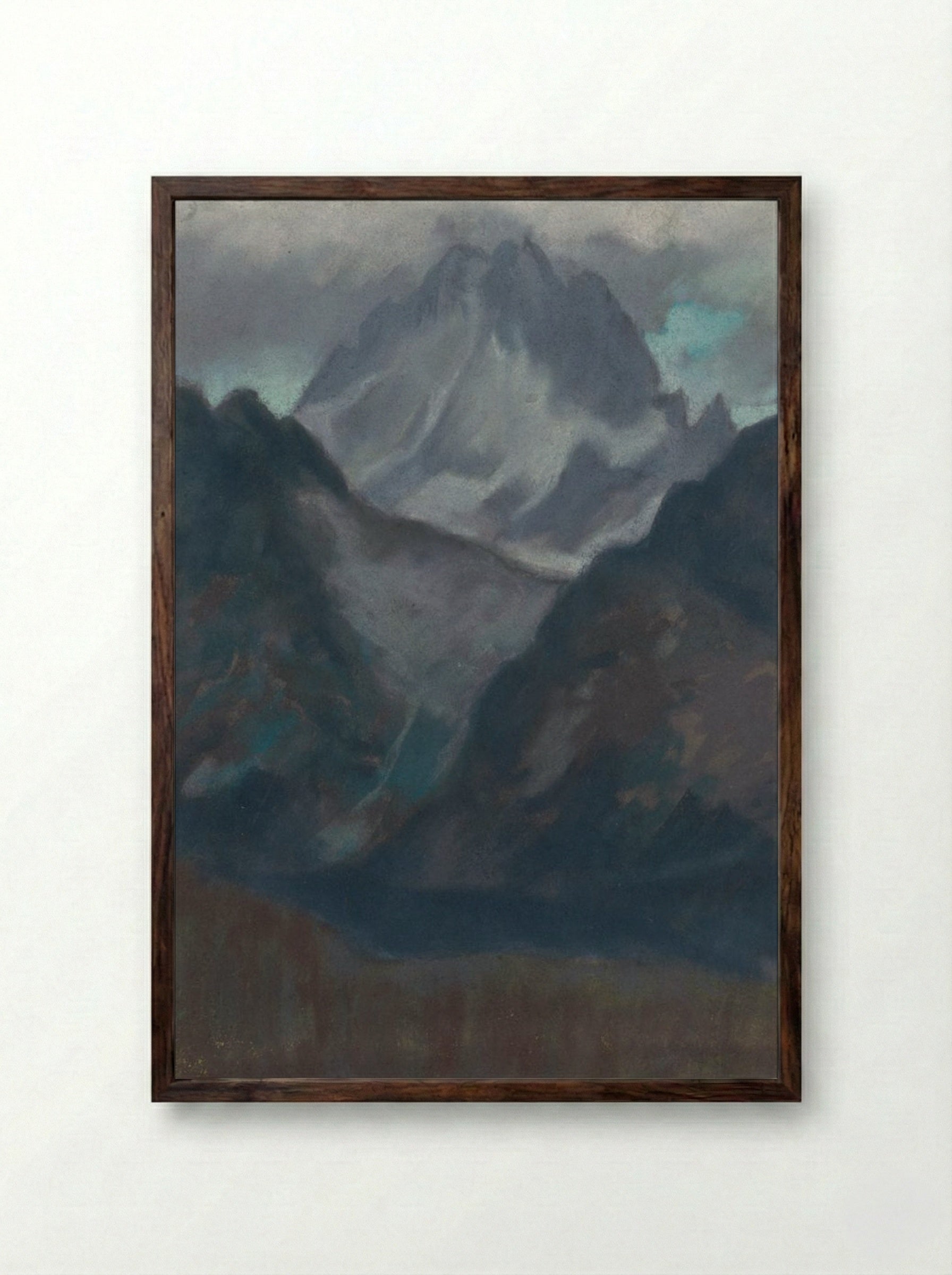 High Tatras Mountainscape - Zolo Palugyay - Framed Print Dark Wood