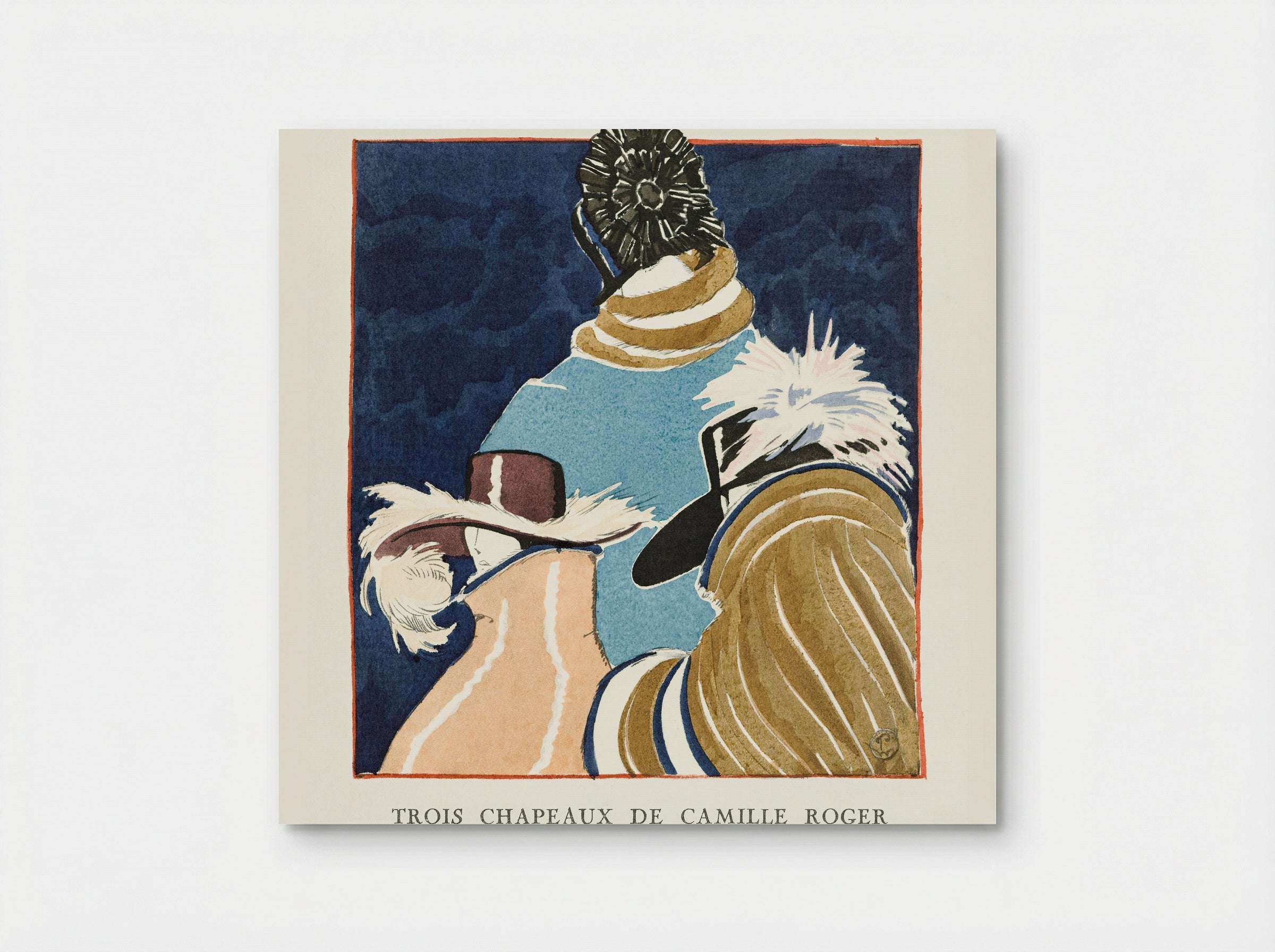 Accessories: Trois Chapeaux de Camille Roger - Porter Woodruff - Poster