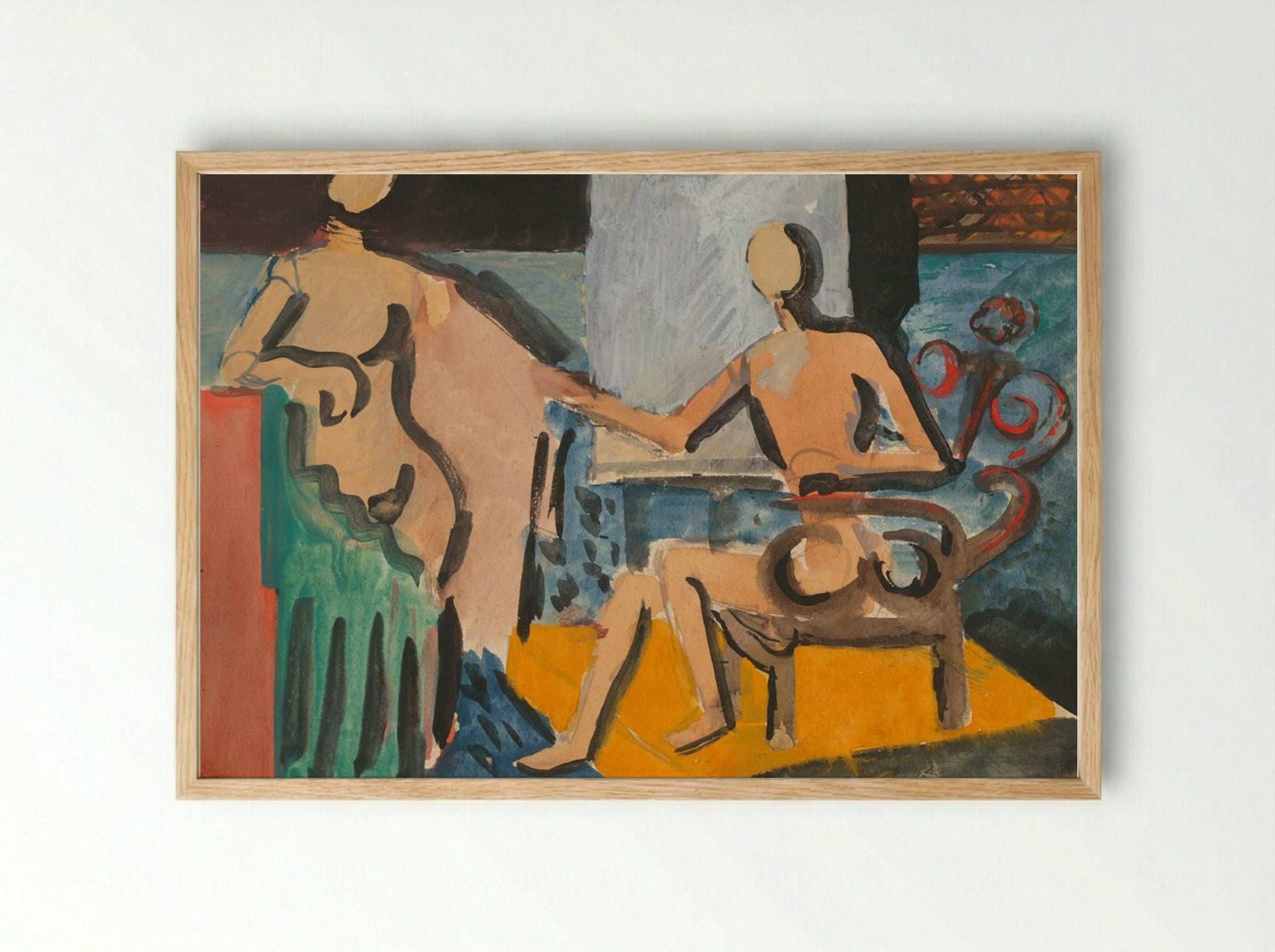 Atelier - Cyprián Majerník - Framed Print Wood