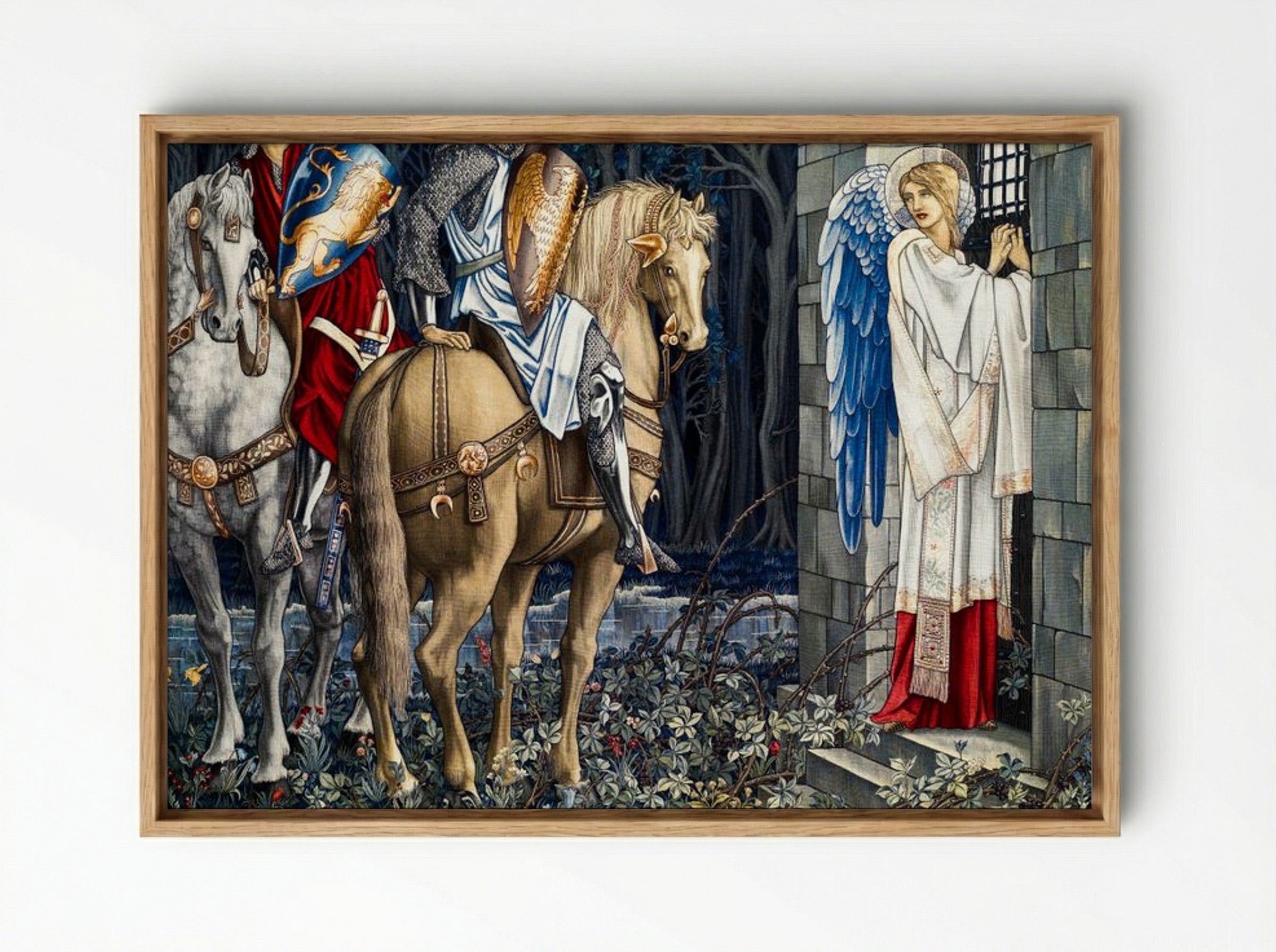 The Failure of Sir Gawaine - Edward Burne-Jones - Framed Canvas Wood