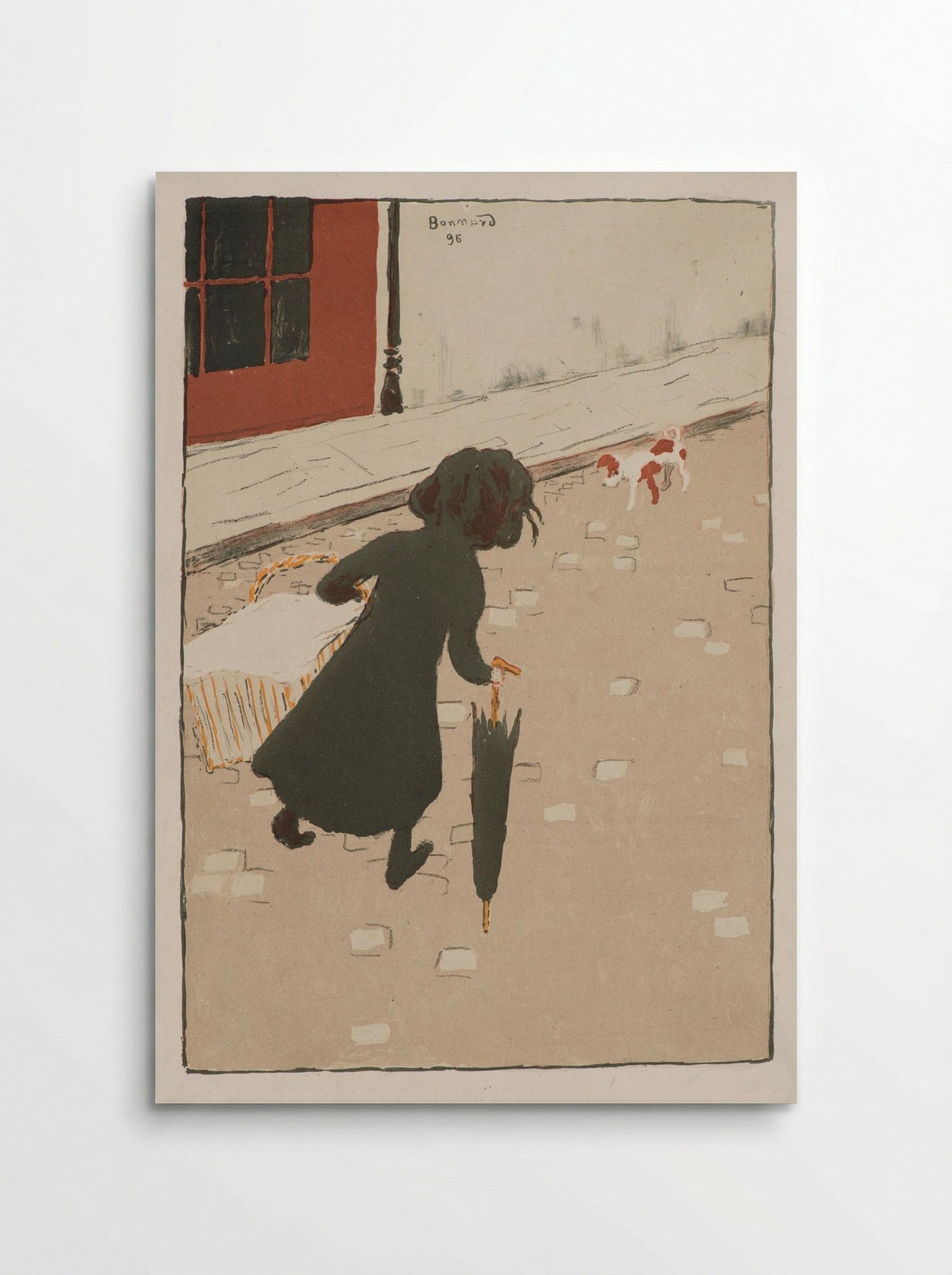 The Little Laundress (La Petite Blanchisseuse) - Pierre Bonnard - Poster