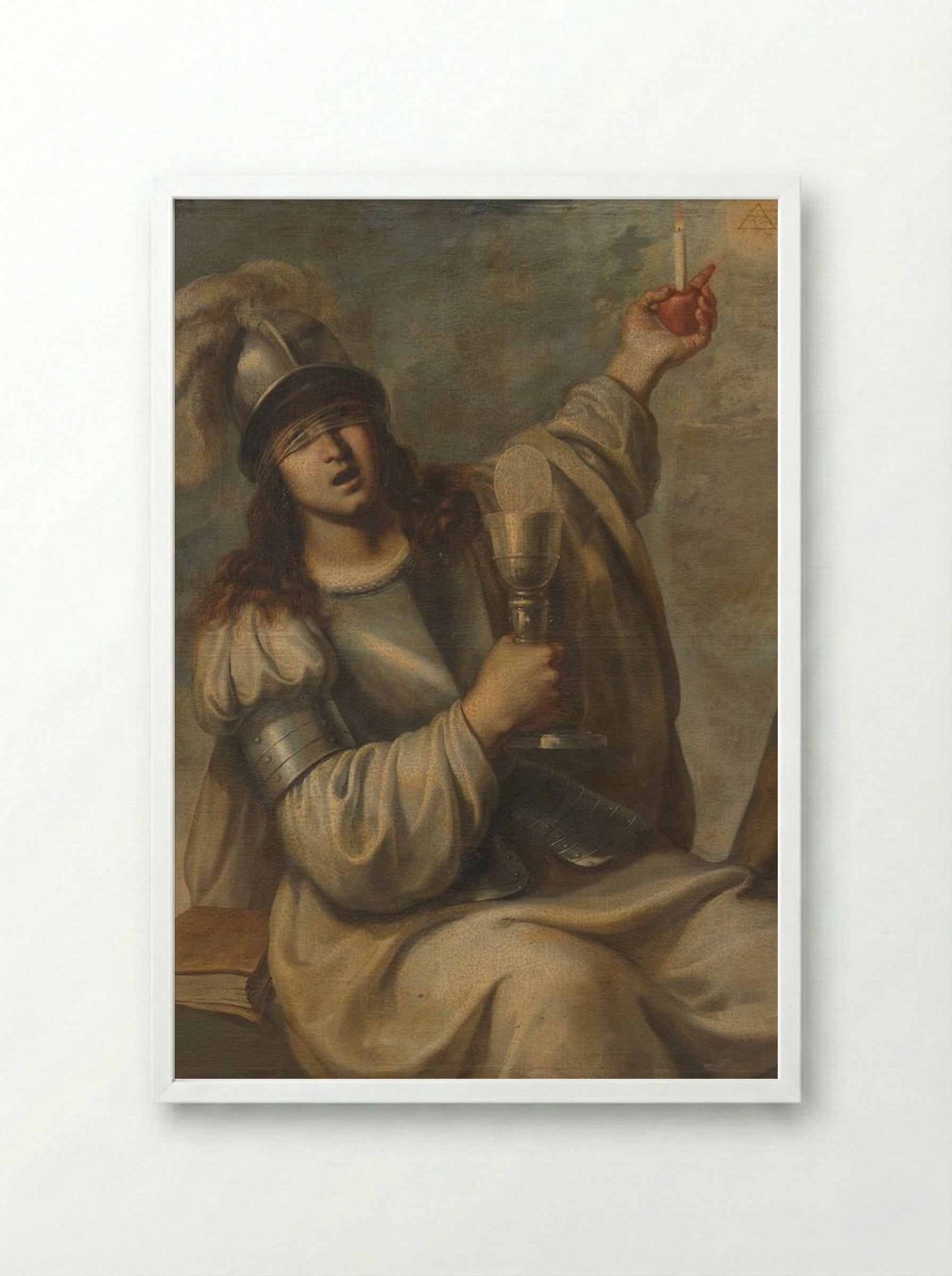 Faith - Guido Reni - Framed Print White