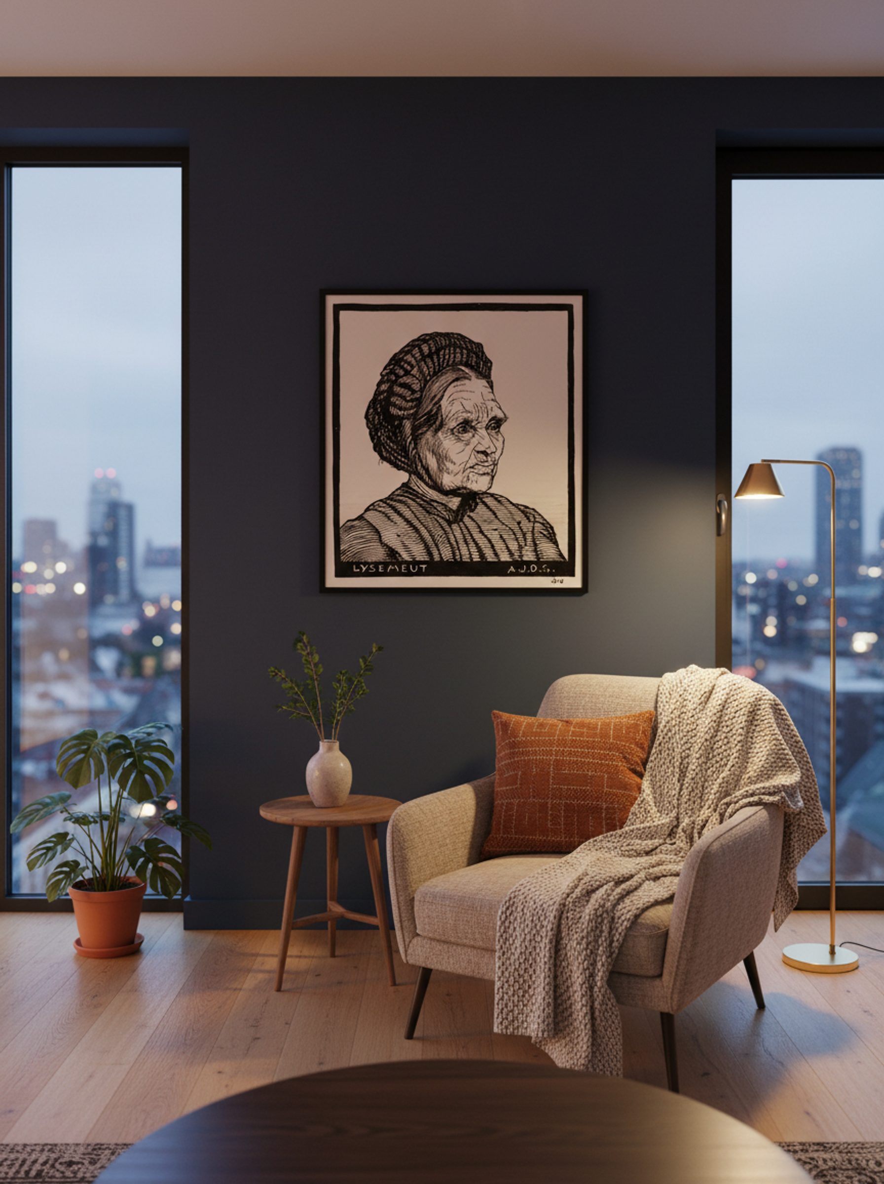 Portrait of Lysemeut, Laren Farmer's Wife - Julie de Graag - Lifestyle