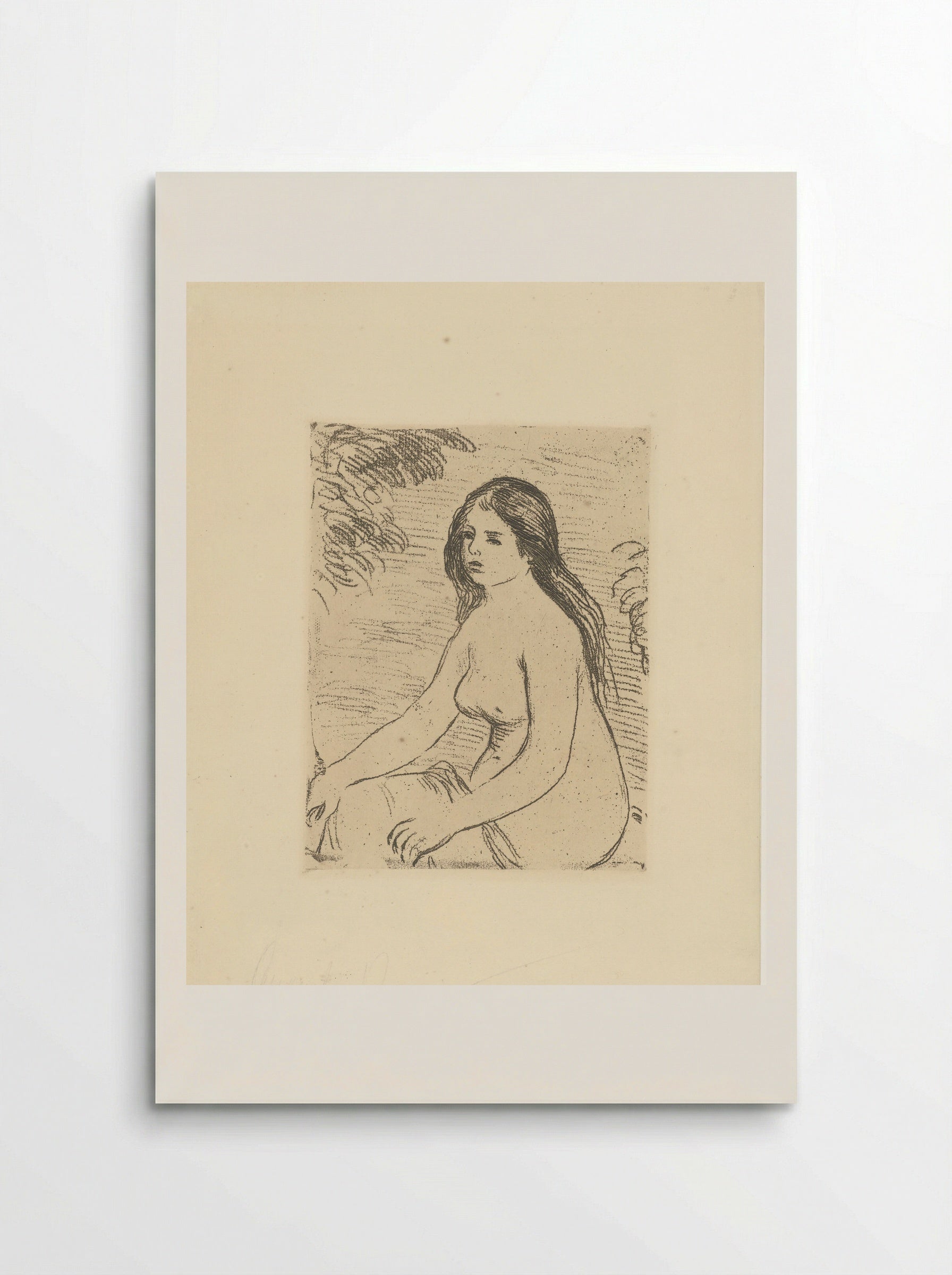 Zittende naakte vrouw (Seated Nude) - Pierre-Auguste Renoir - Poster