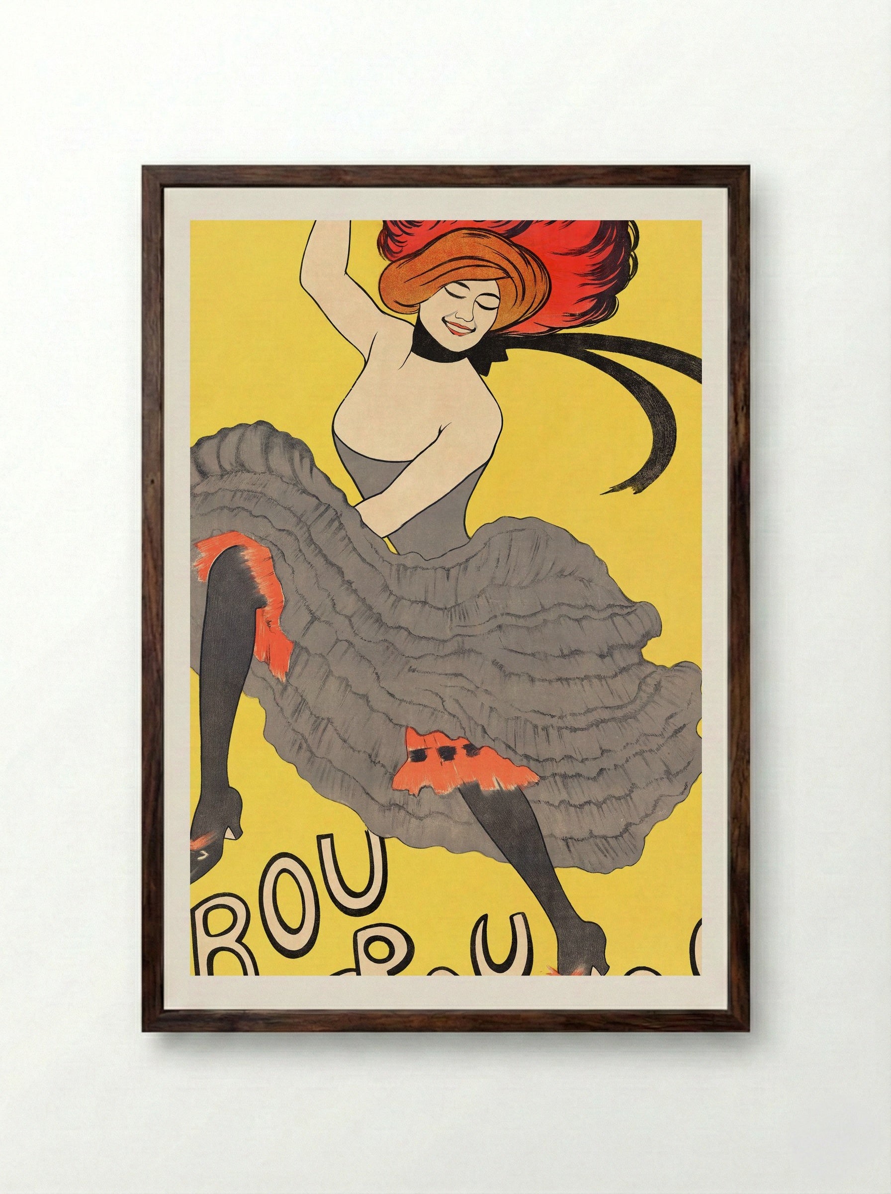 Le Frou-Frou - Leonetto Cappiello - Framed Print Dark Wood