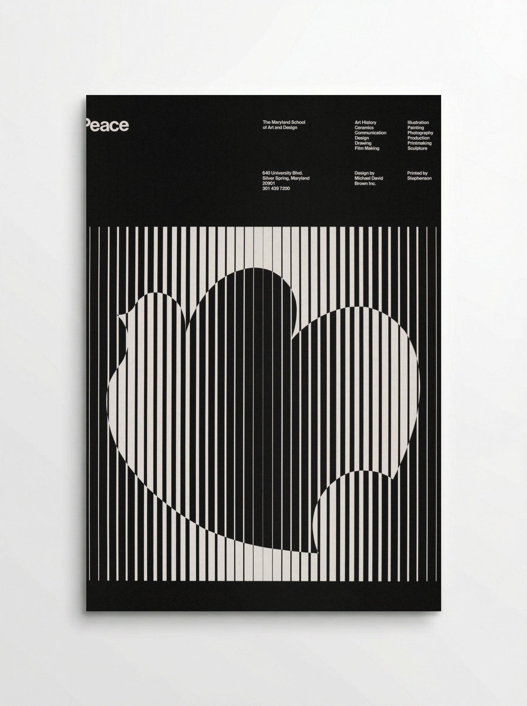 Peace (Maryland School of Art and Design Poster) - Michael David Brown - Poster