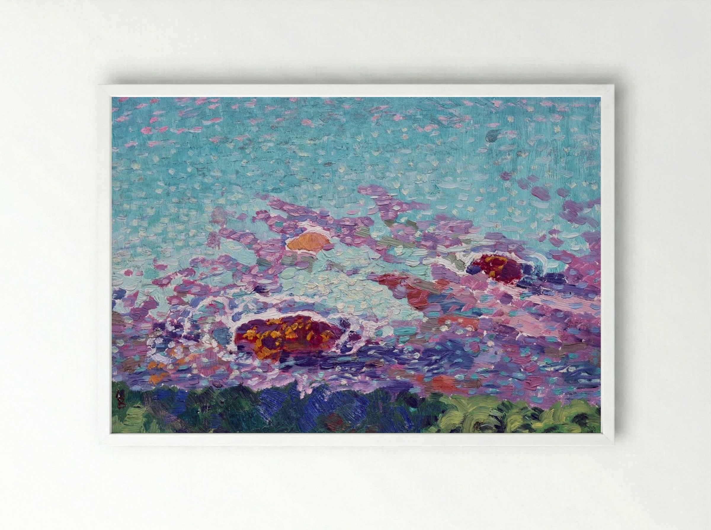 Ocean Coast - Maurice Denis - Framed Print White