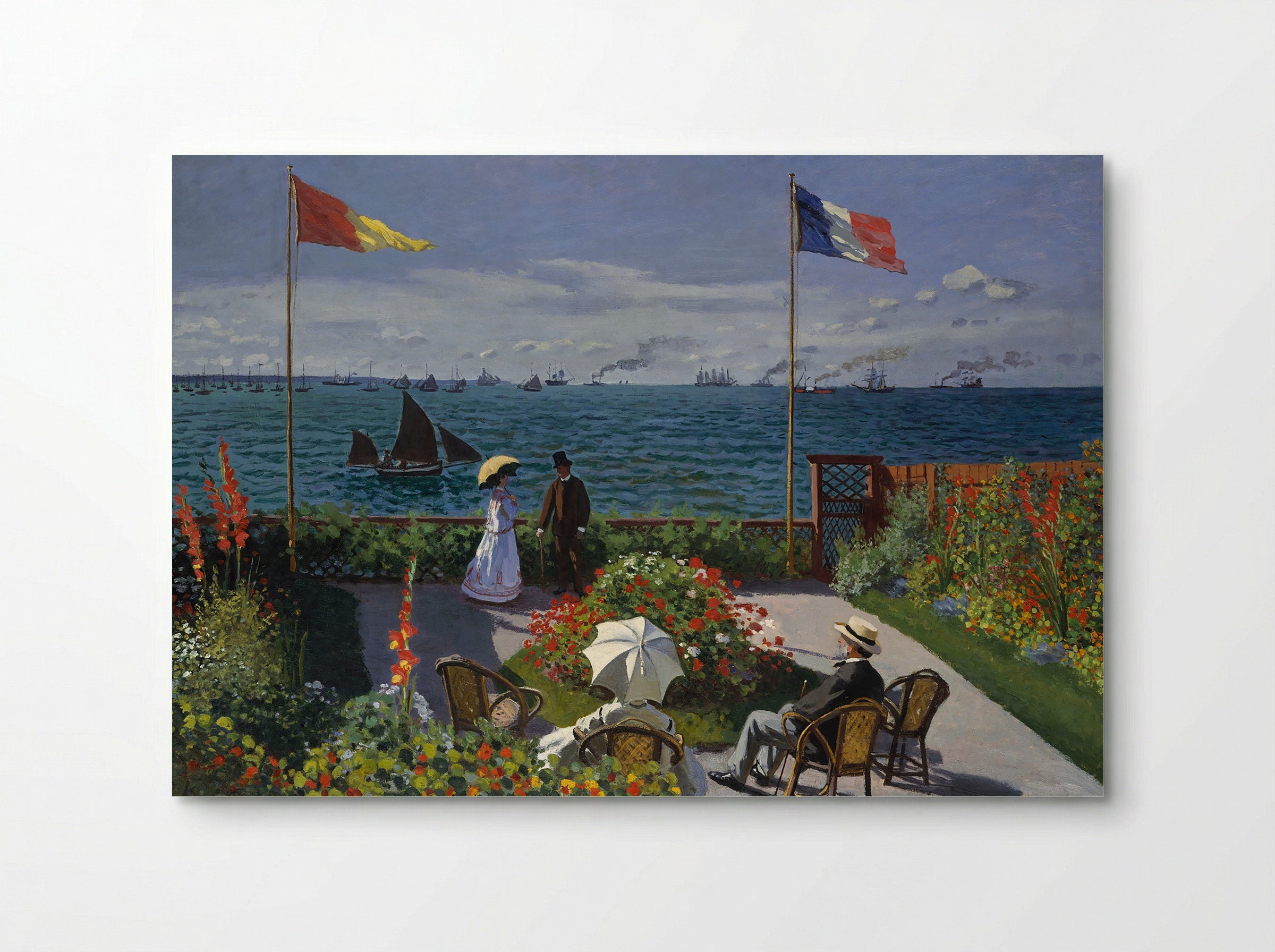 Garden at Sainte-Adresse - Claude Monet - Poster