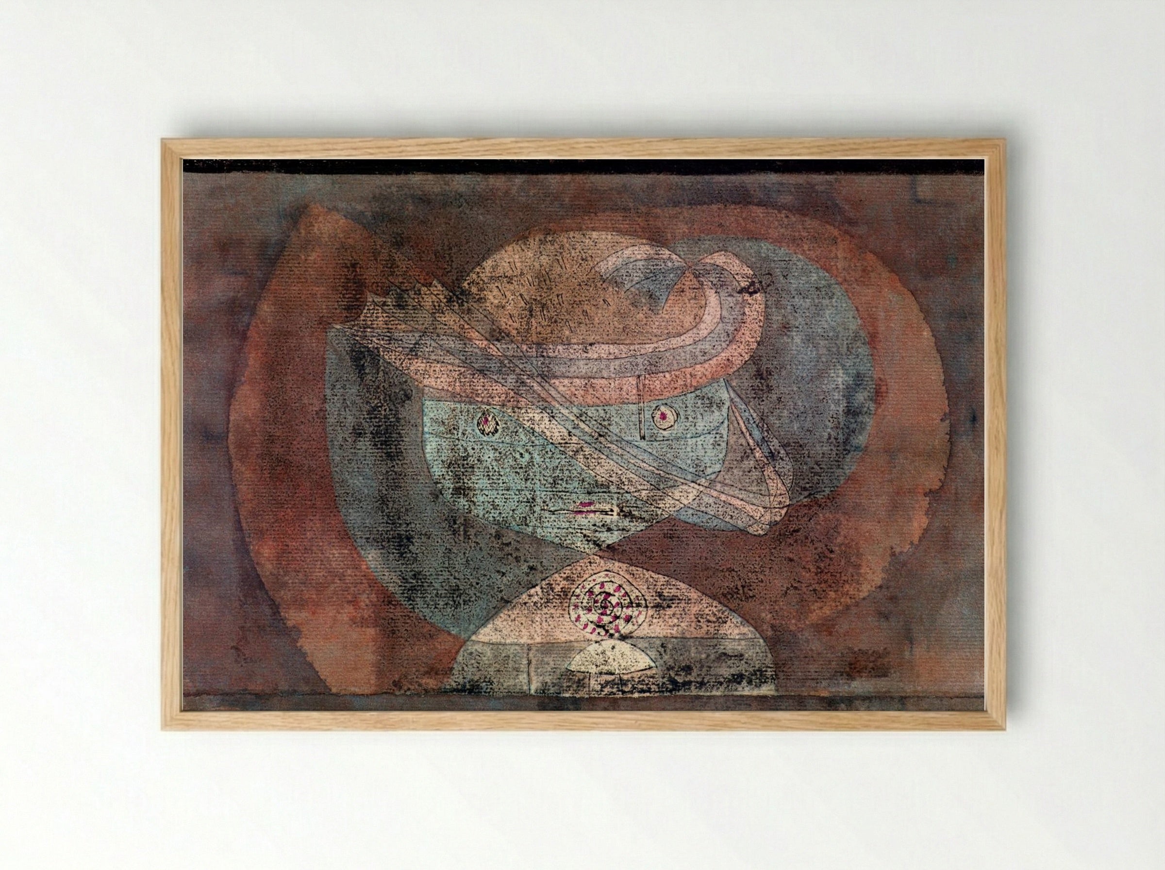 Movement around a Child - Paul Klee - Framed Print Wood