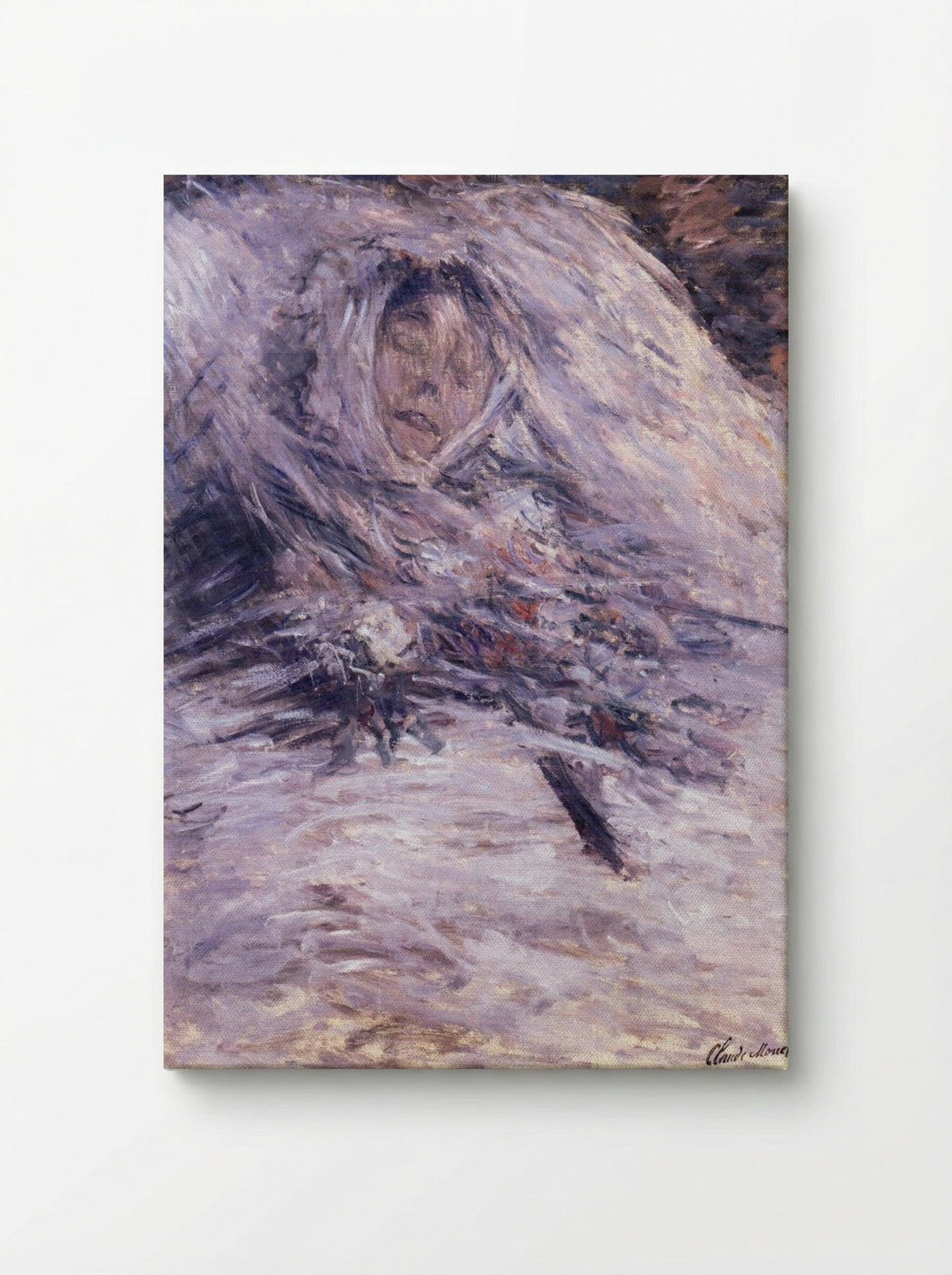 Camille Monet on Her Deathbed - Claude Monet - Canvas