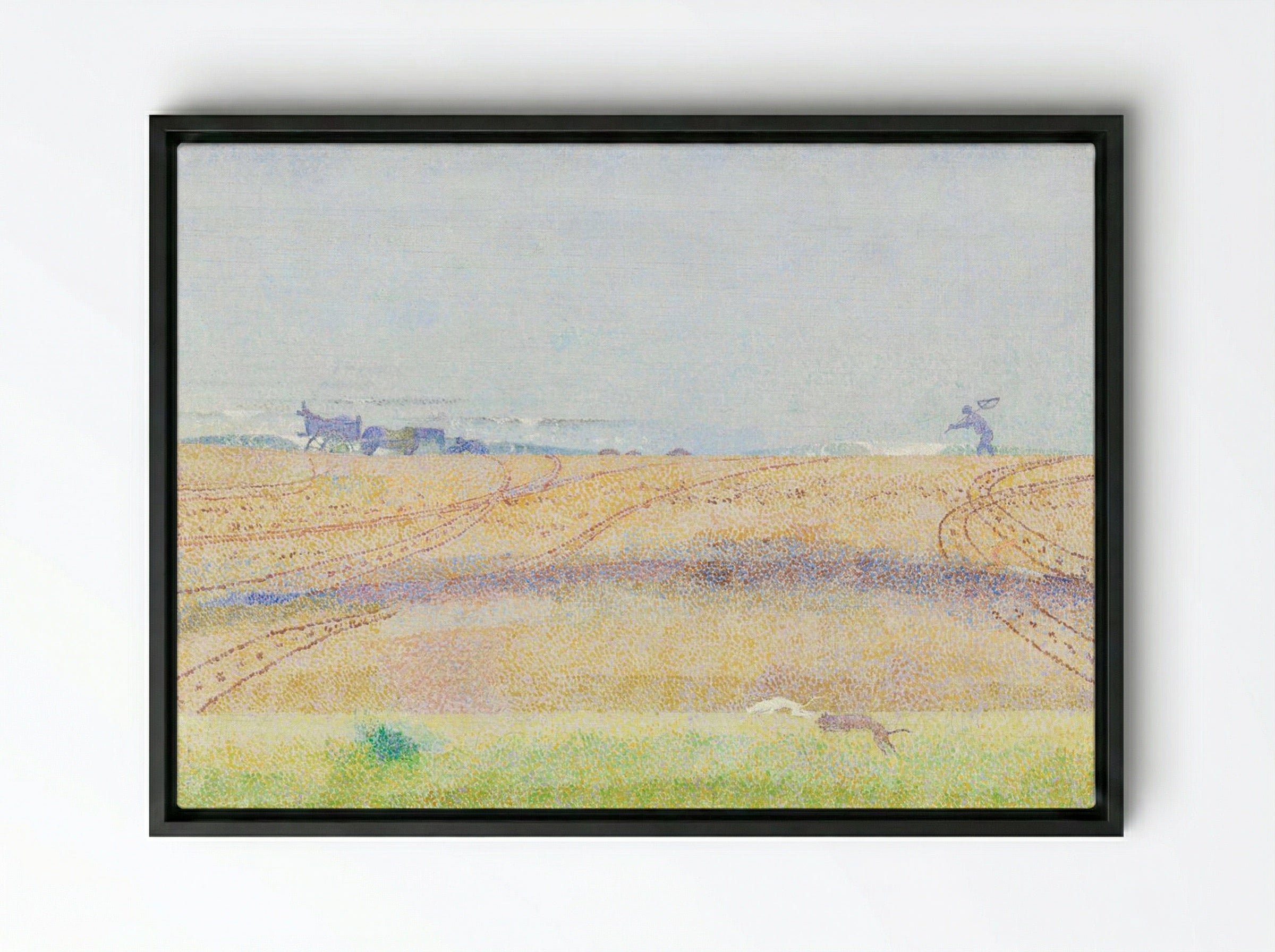Misty Sea - Jan Toorop - Framed Canvas Black