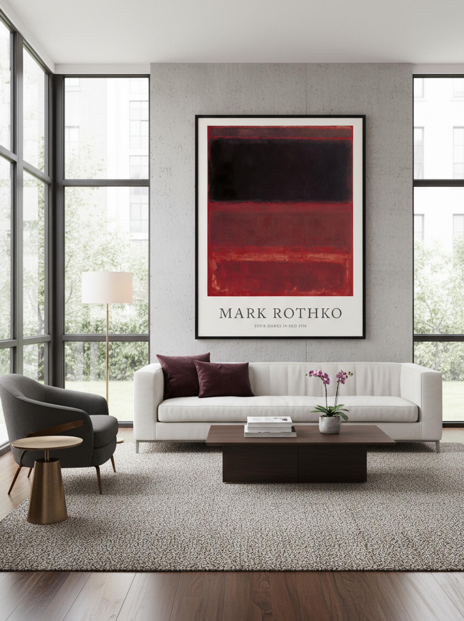 Four Darks in Red - Mark Rothko - Lifestyle