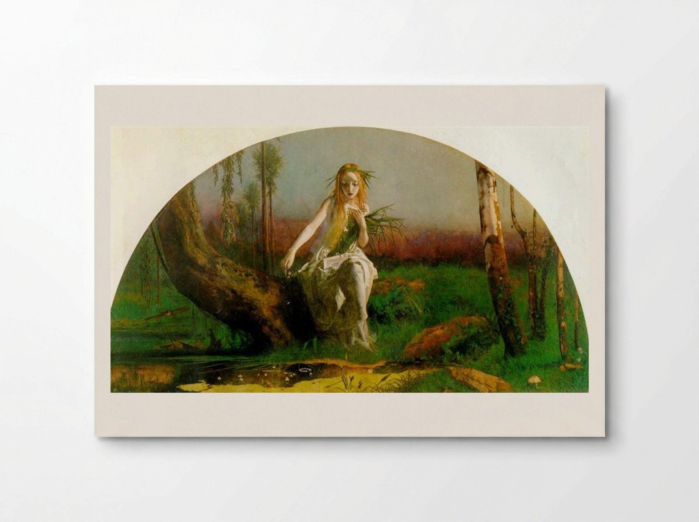 Ophelia - Arthur Hughes - Poster
