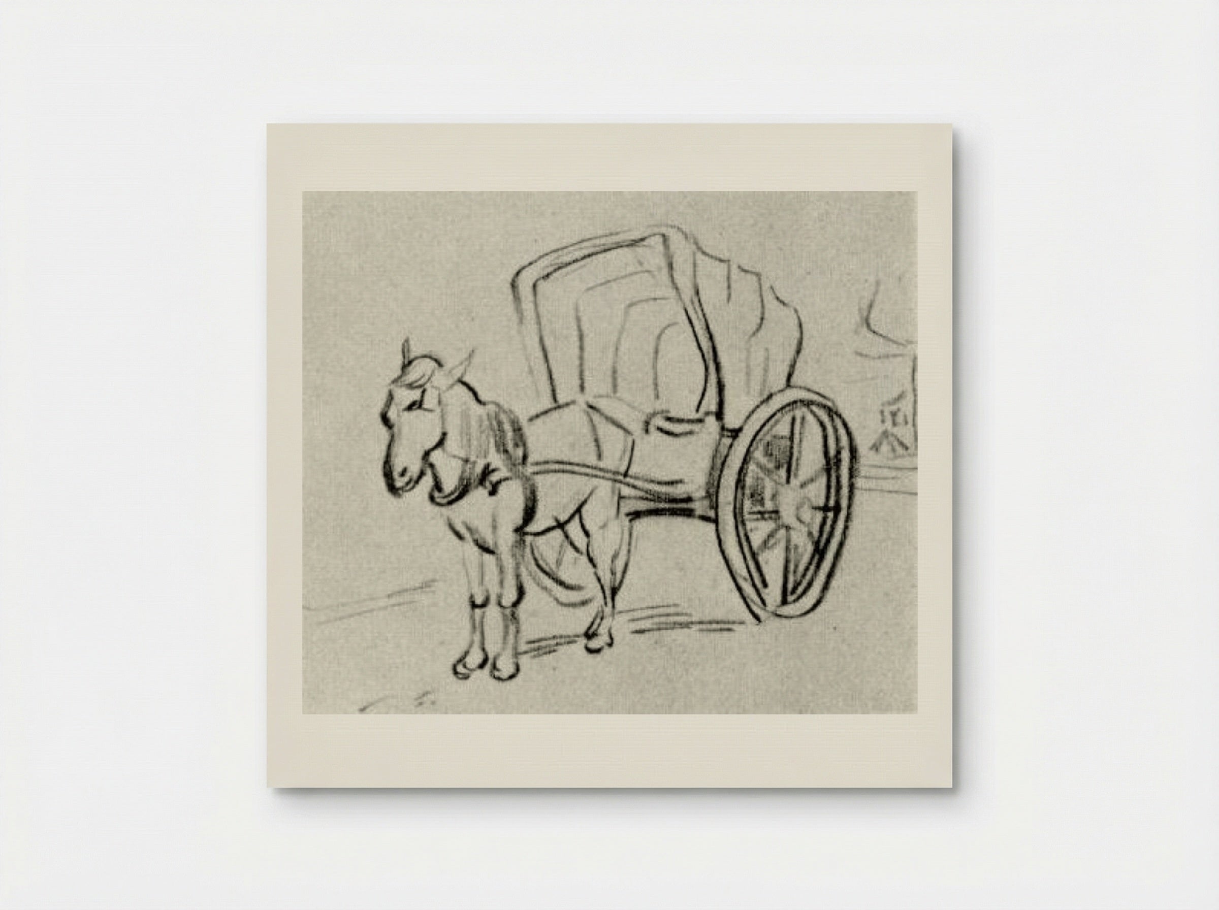 Carriage - Vincent van Gogh - Poster
