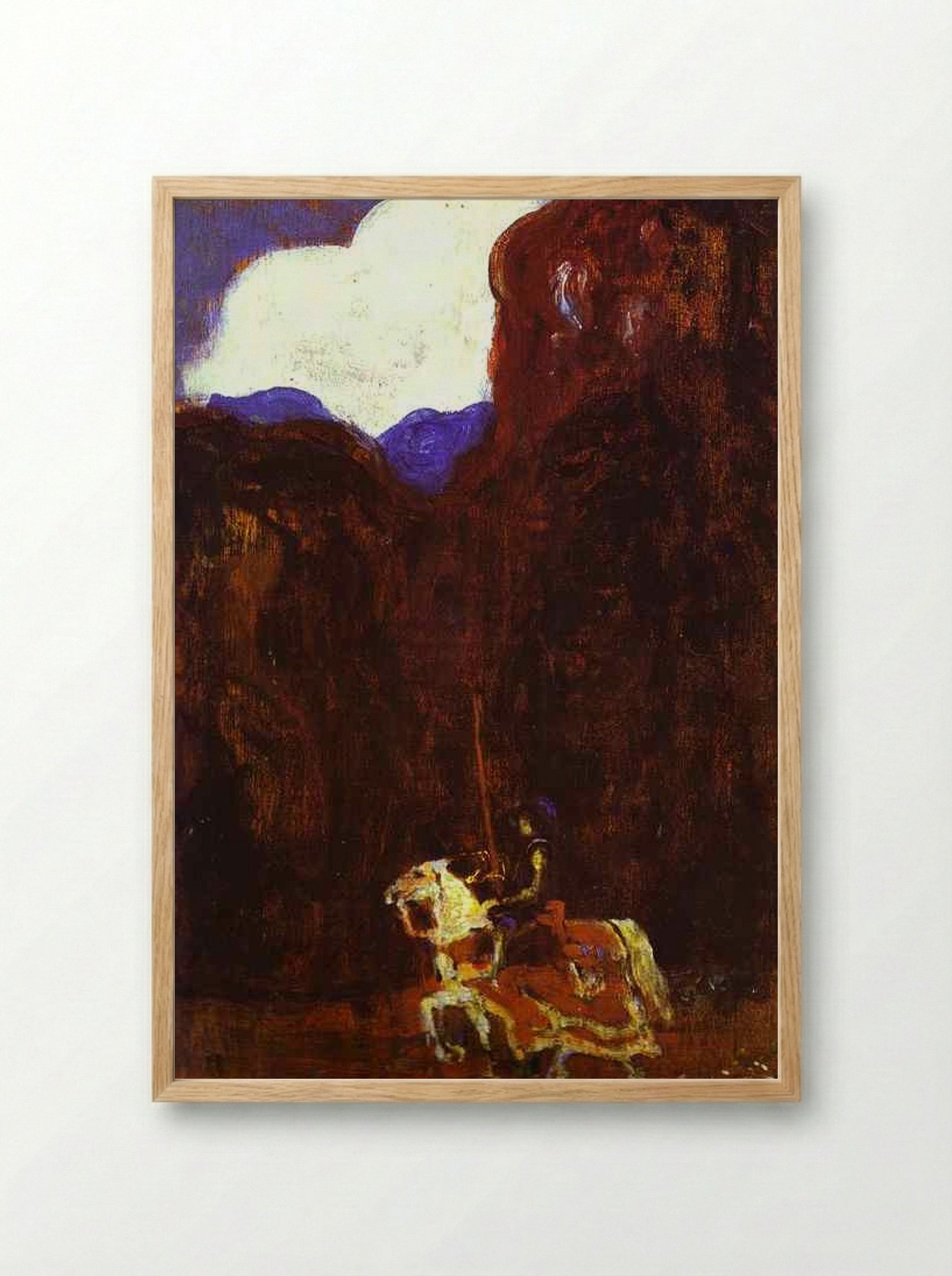 In the Forest - Nicholas Roerich - Framed Print Wood