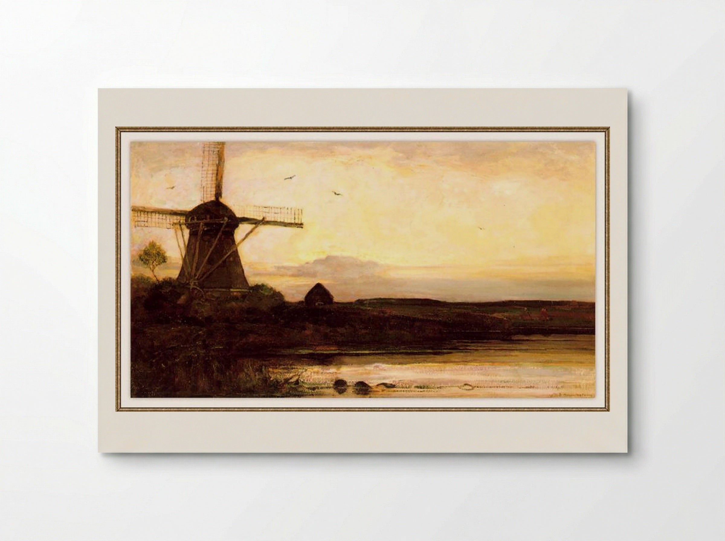 Mill in the Evening - Piet Mondrian - Poster
