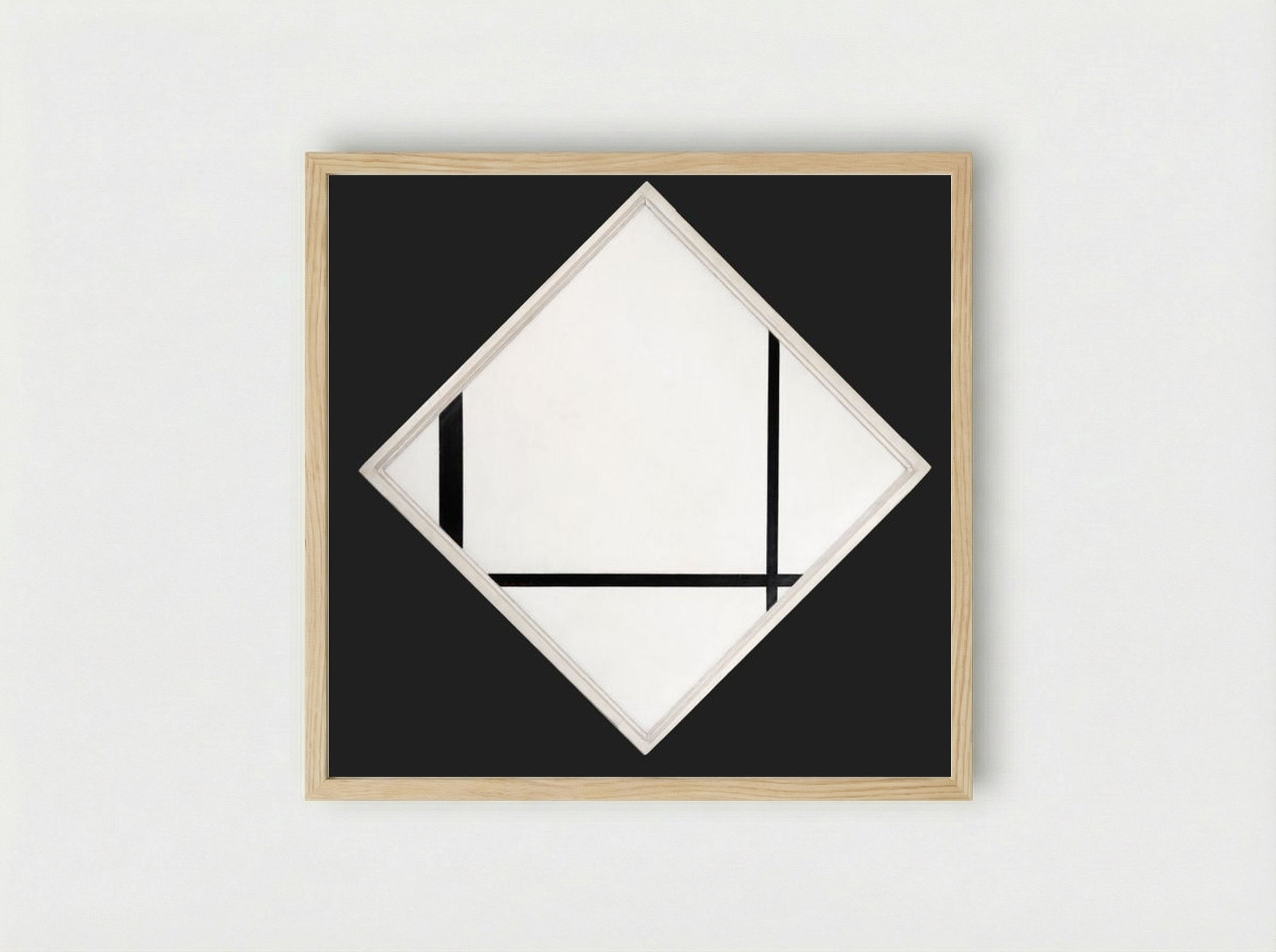 Fox Trot A - Piet Mondrian - Framed Print Wood