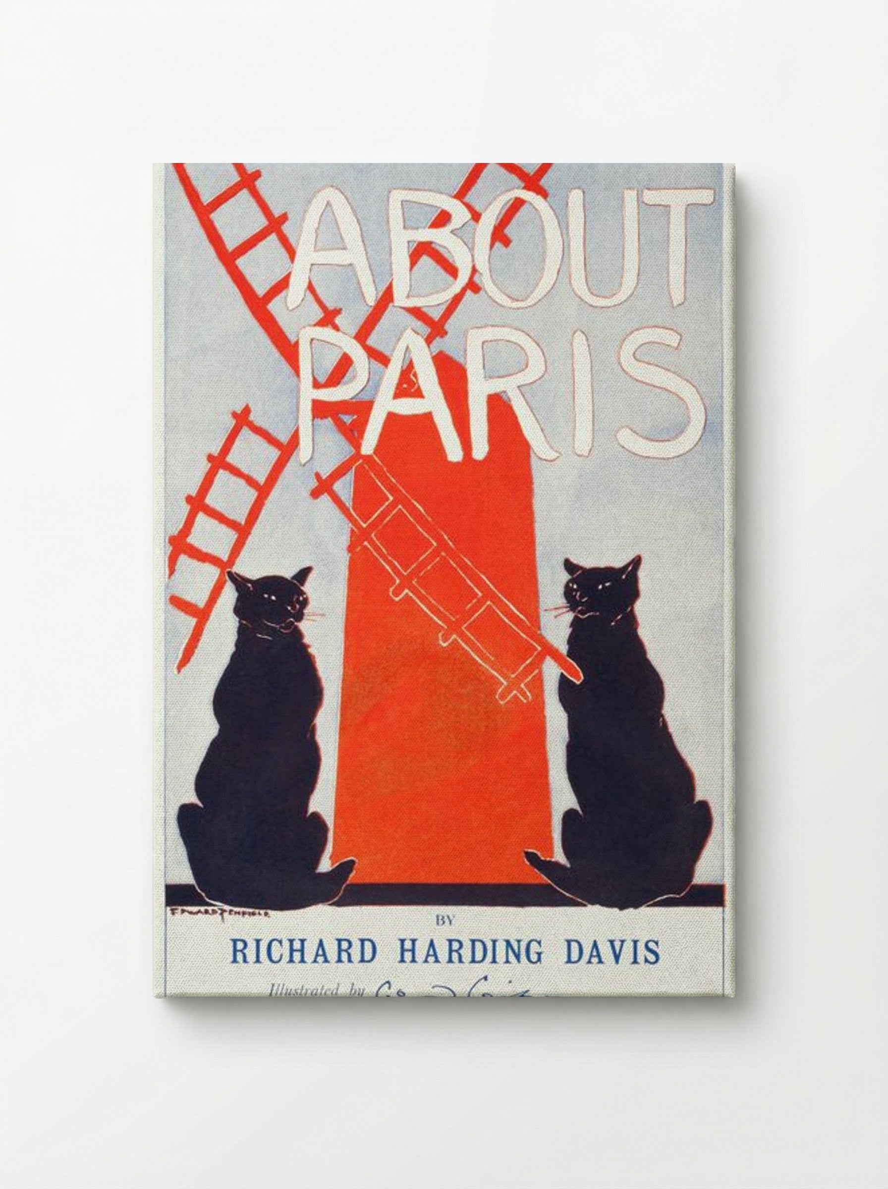 About Paris - Edward Penfield - Canvas