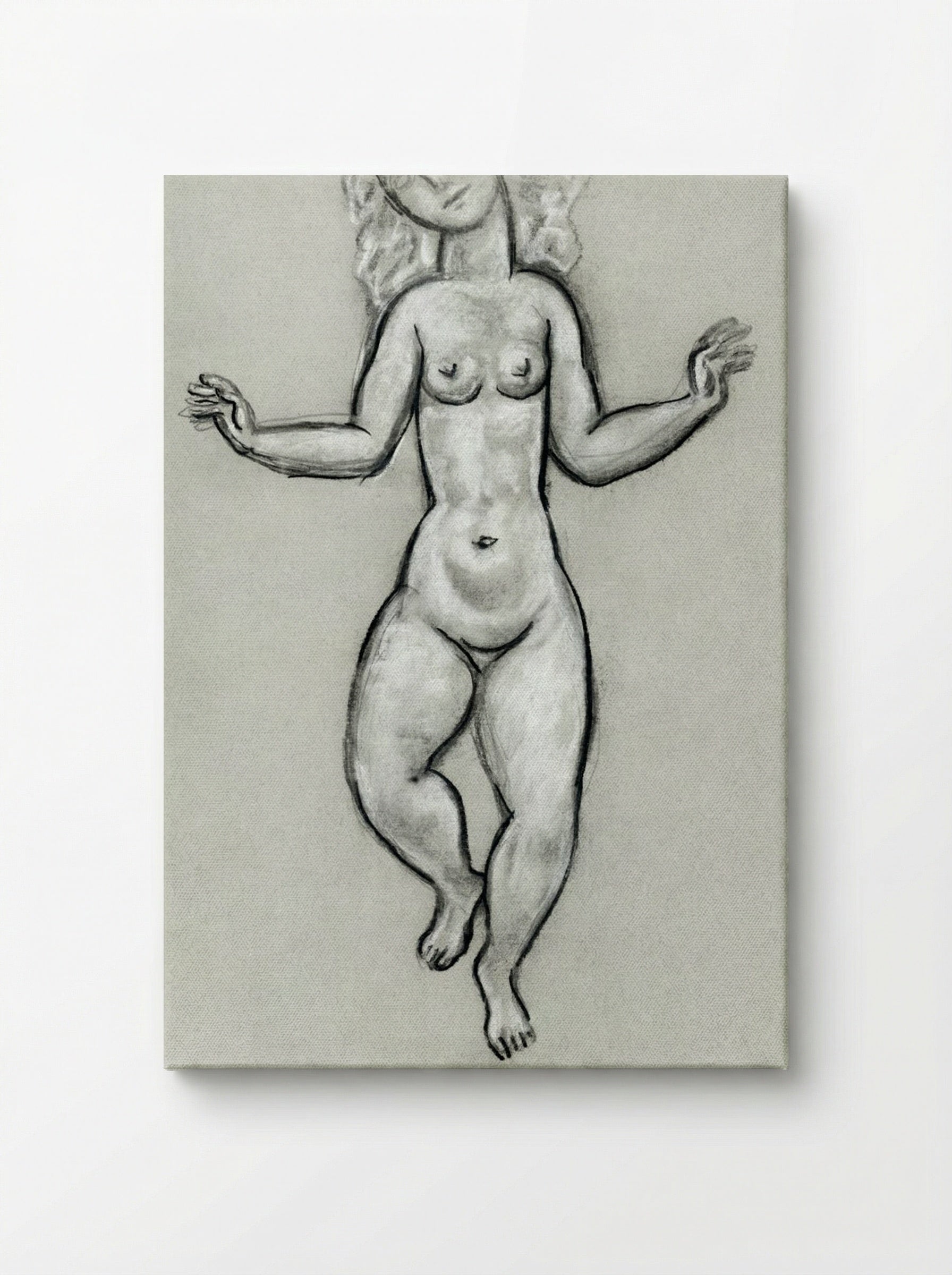 Dancing Naked Woman - Leo Gestel - Canvas