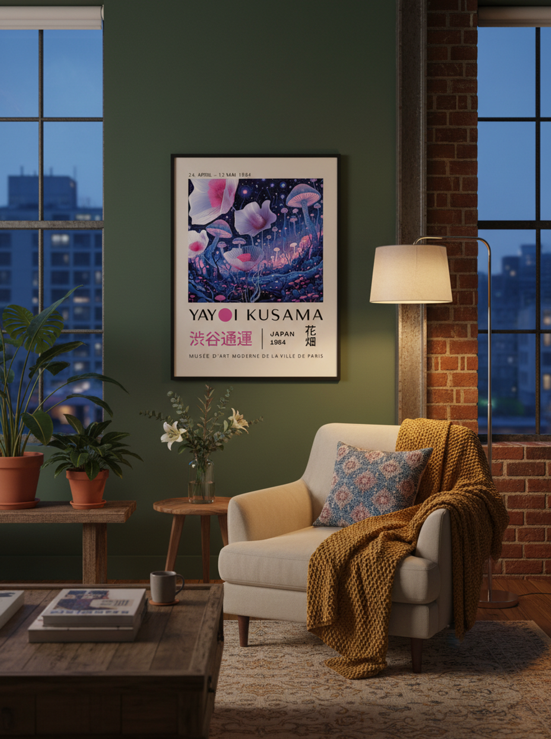 Mystical Floral Dreamscape - Yayoi Kusama - Lifestyle