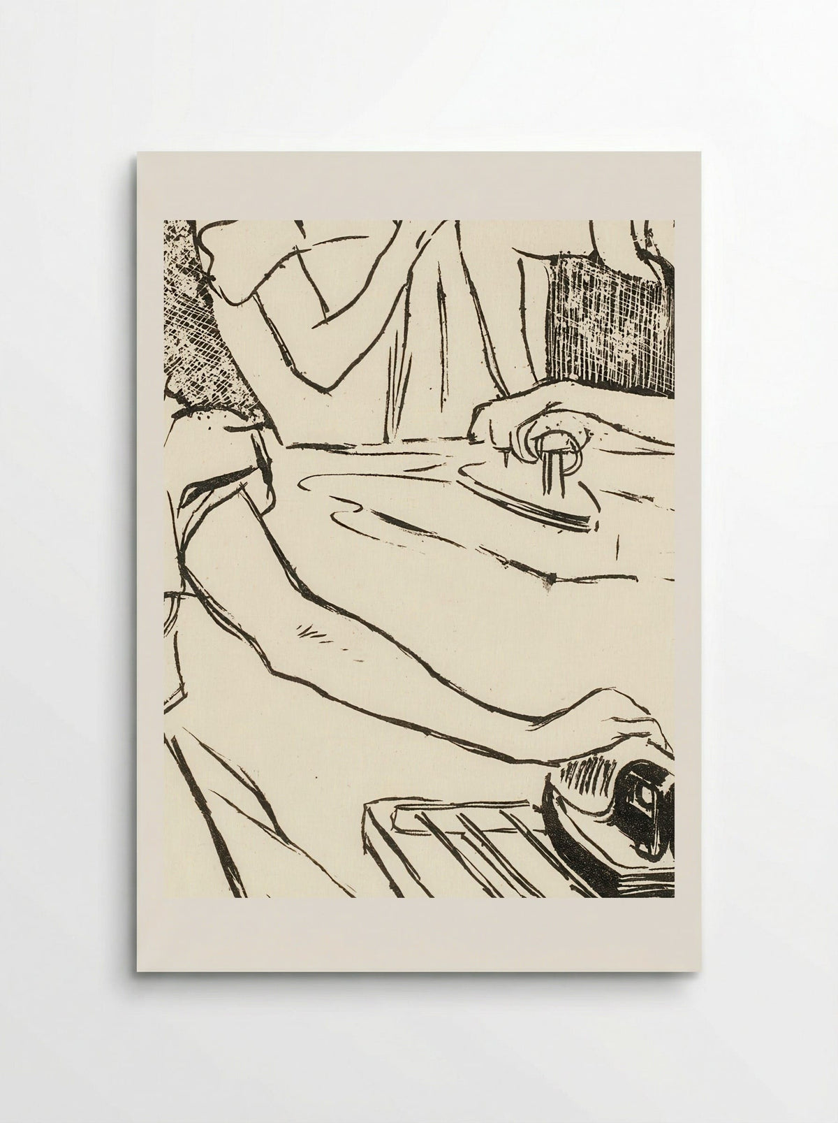 Les Blanchisseuses - Théophile Alexandre Steinlen - Poster