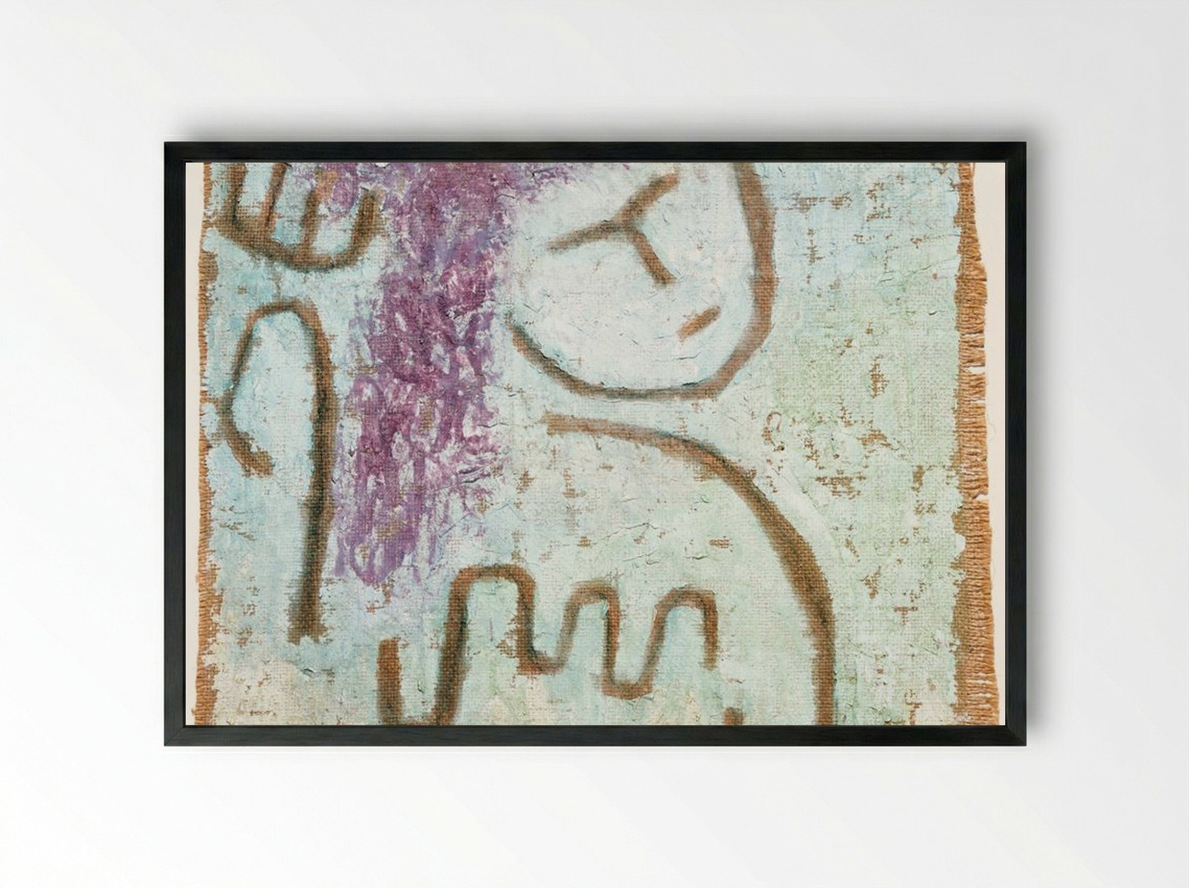 Little Hope - Paul Klee - Framed Print Black