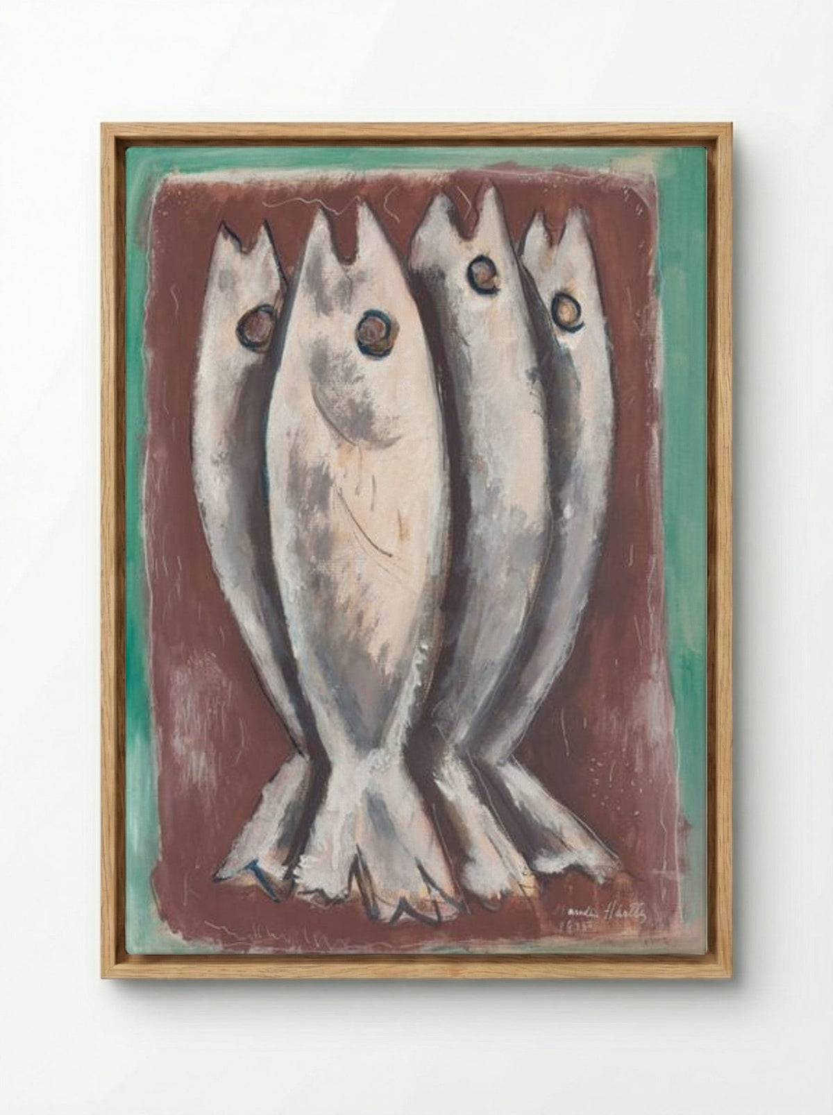Sea Ghosts - Marsden Hartley - Framed Canvas Wood