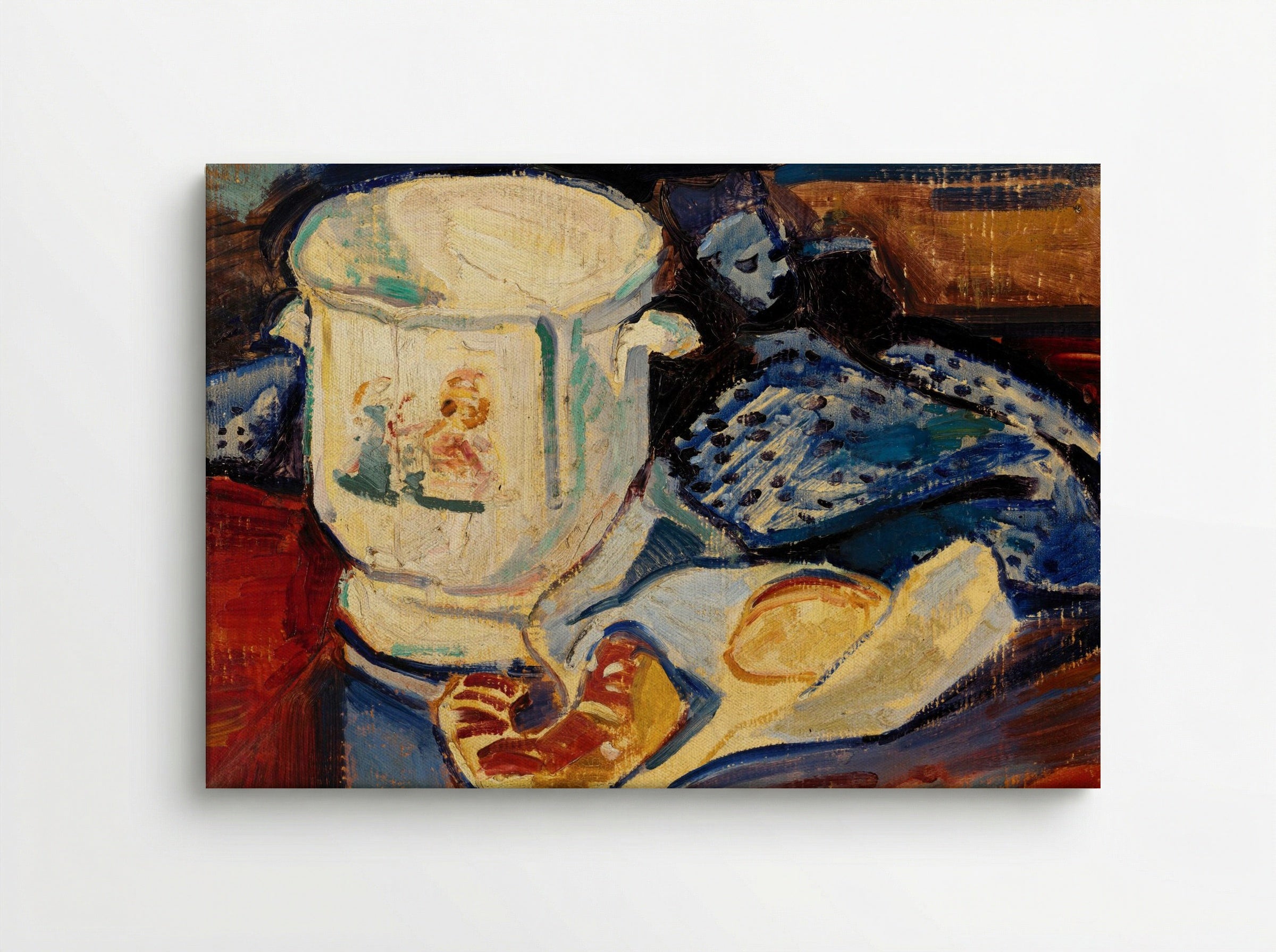 Still Life with Jardinière - Alfred Henry Maurer - Canvas