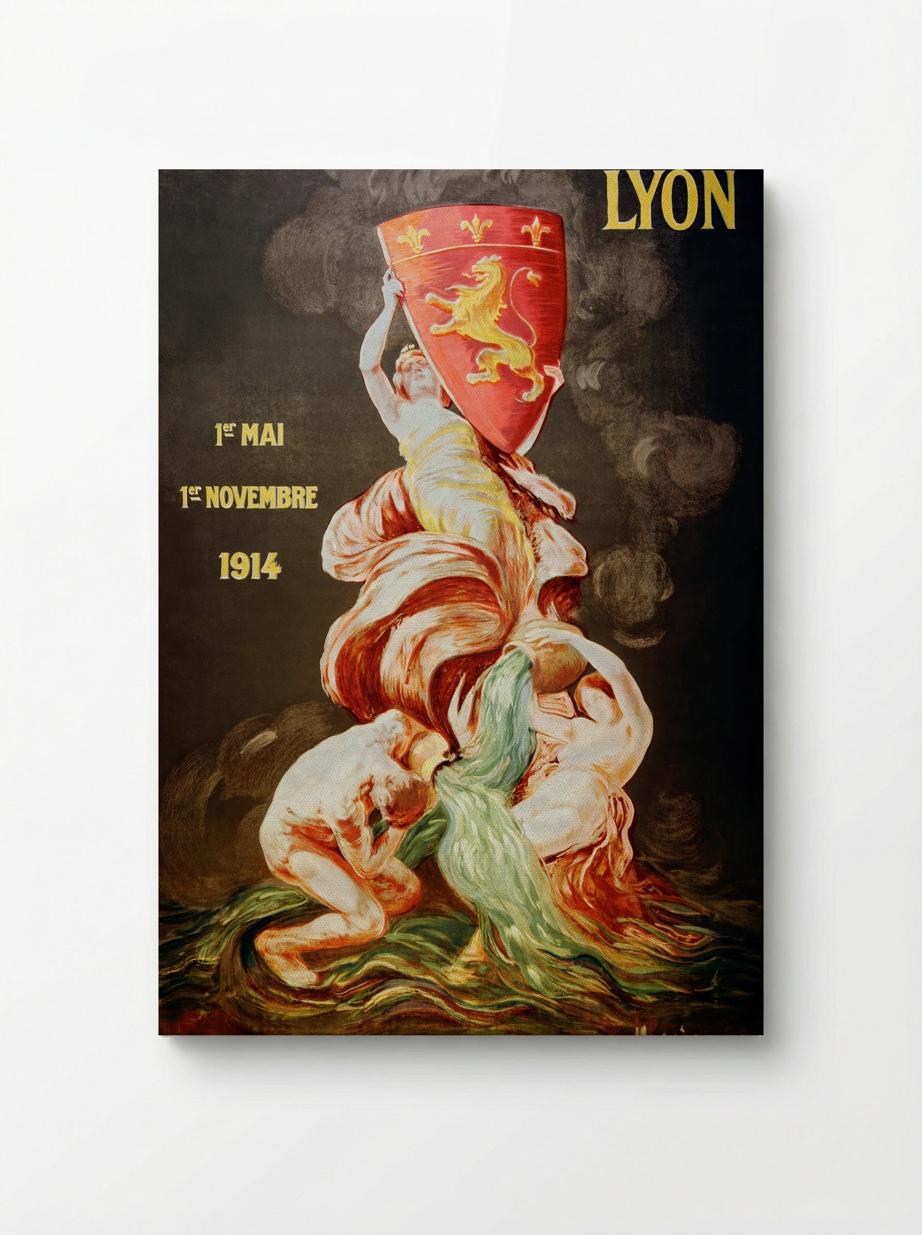 Lyon International Exhibition, 1914 - Leonetto Cappiello - Canvas