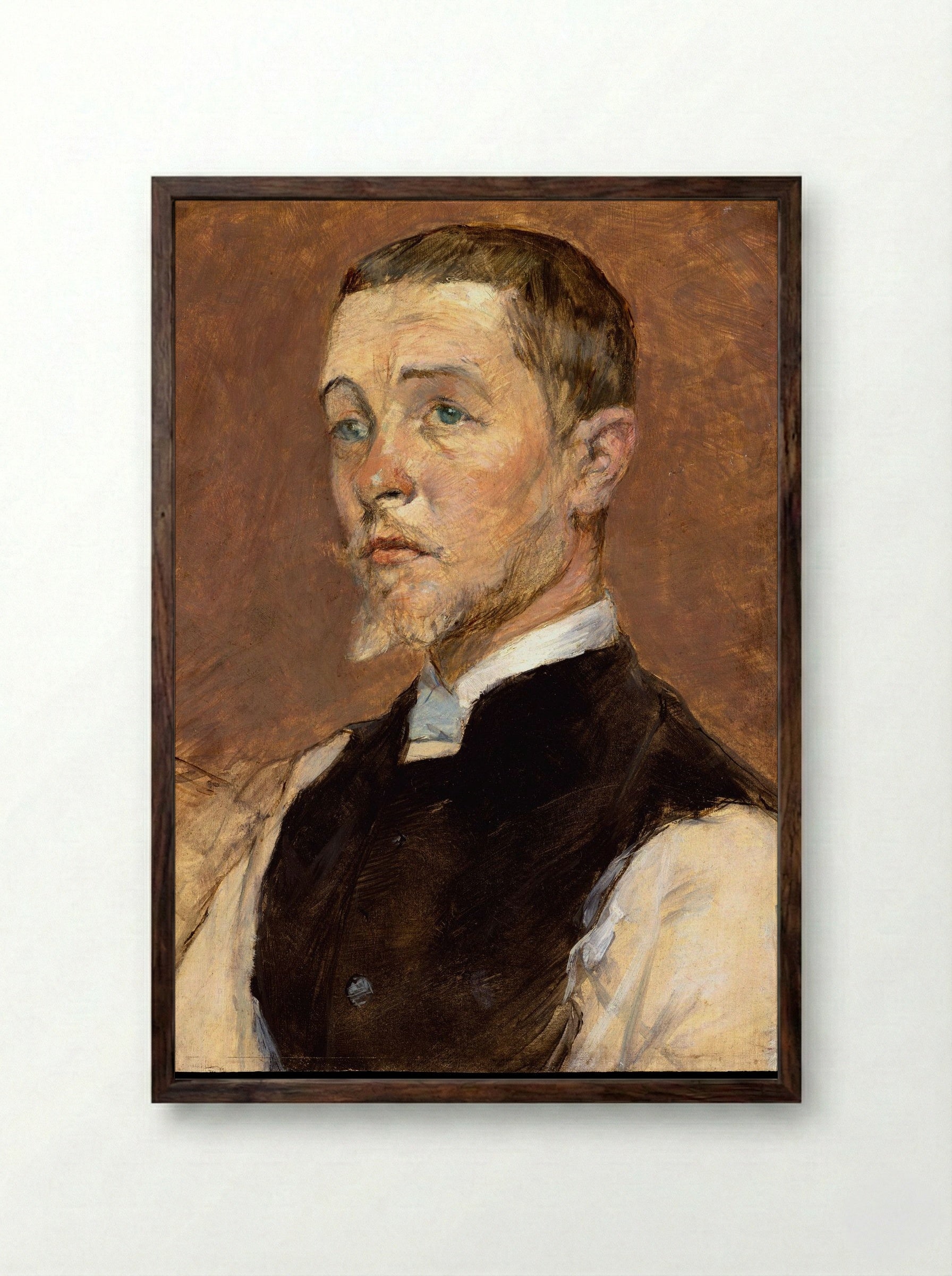 Albert Grenier (1858–1925) - Henri de Toulouse-Lautrec - Framed Print Dark Wood