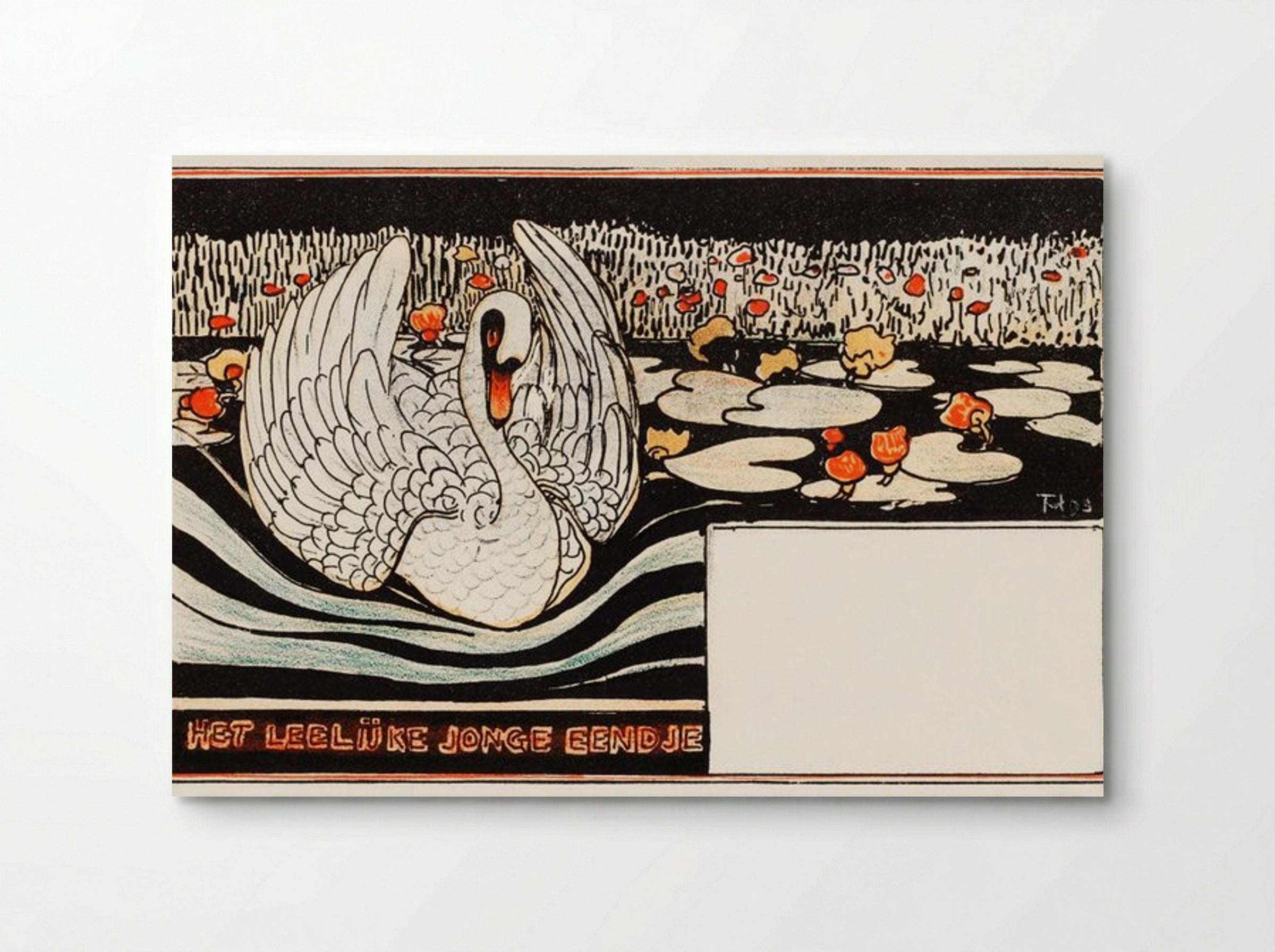 Het leelijke jonge eendje (The Ugly Duckling) - Theo van Hoytema - Poster