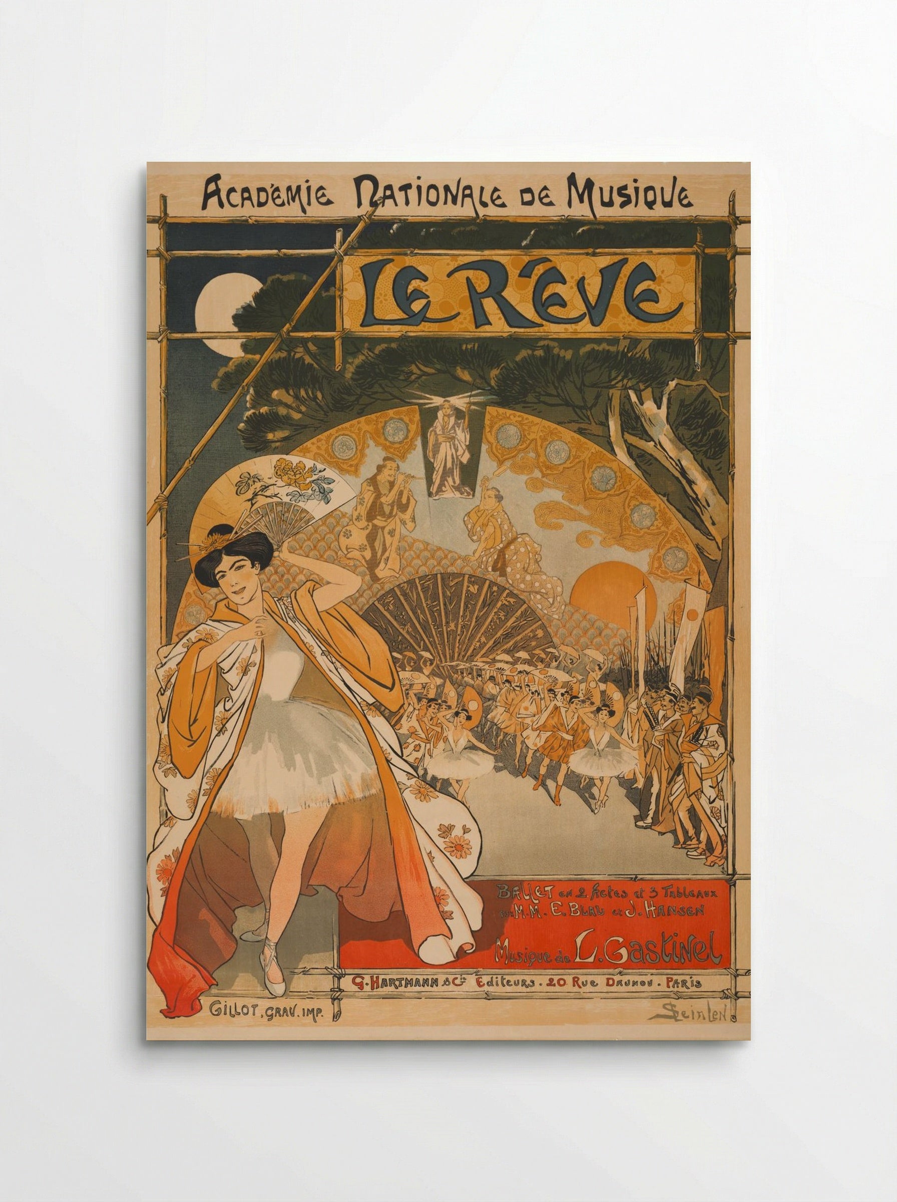 Le Rêve (The Dream) - Théophile Alexandre Steinlen - Poster