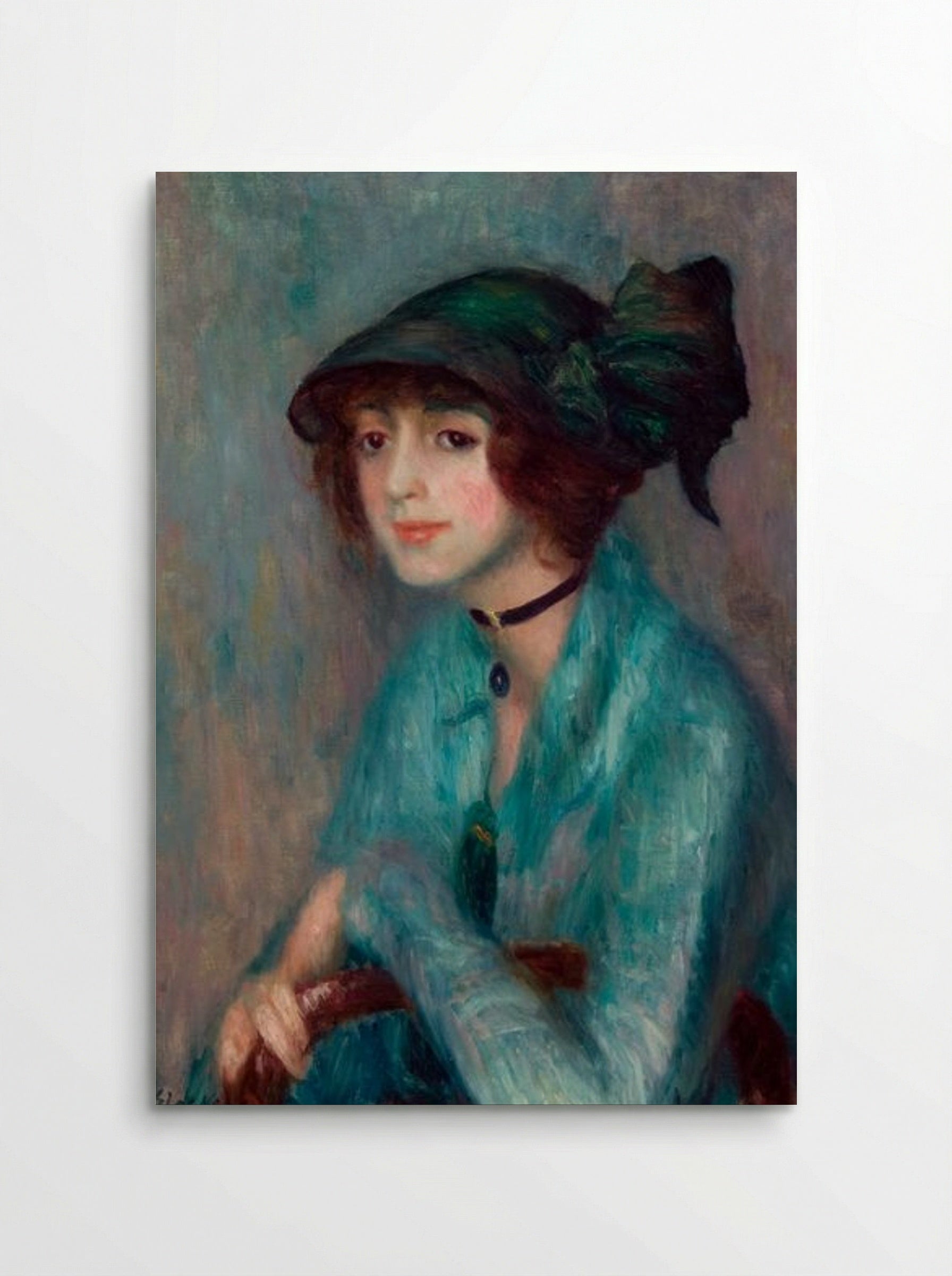 The Brunette - William James Glackens - Poster