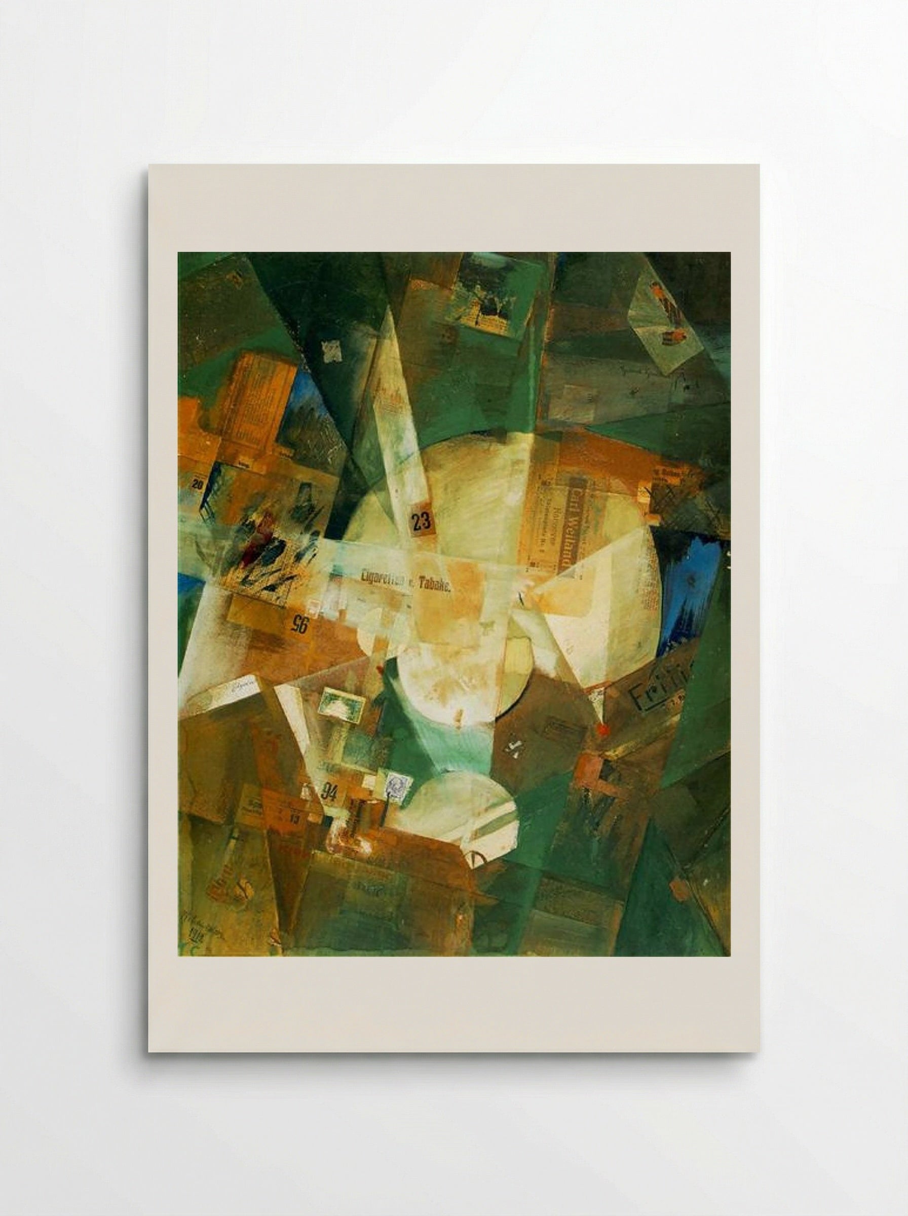 Picture with Light Center - Kurt Schwitters - Poster