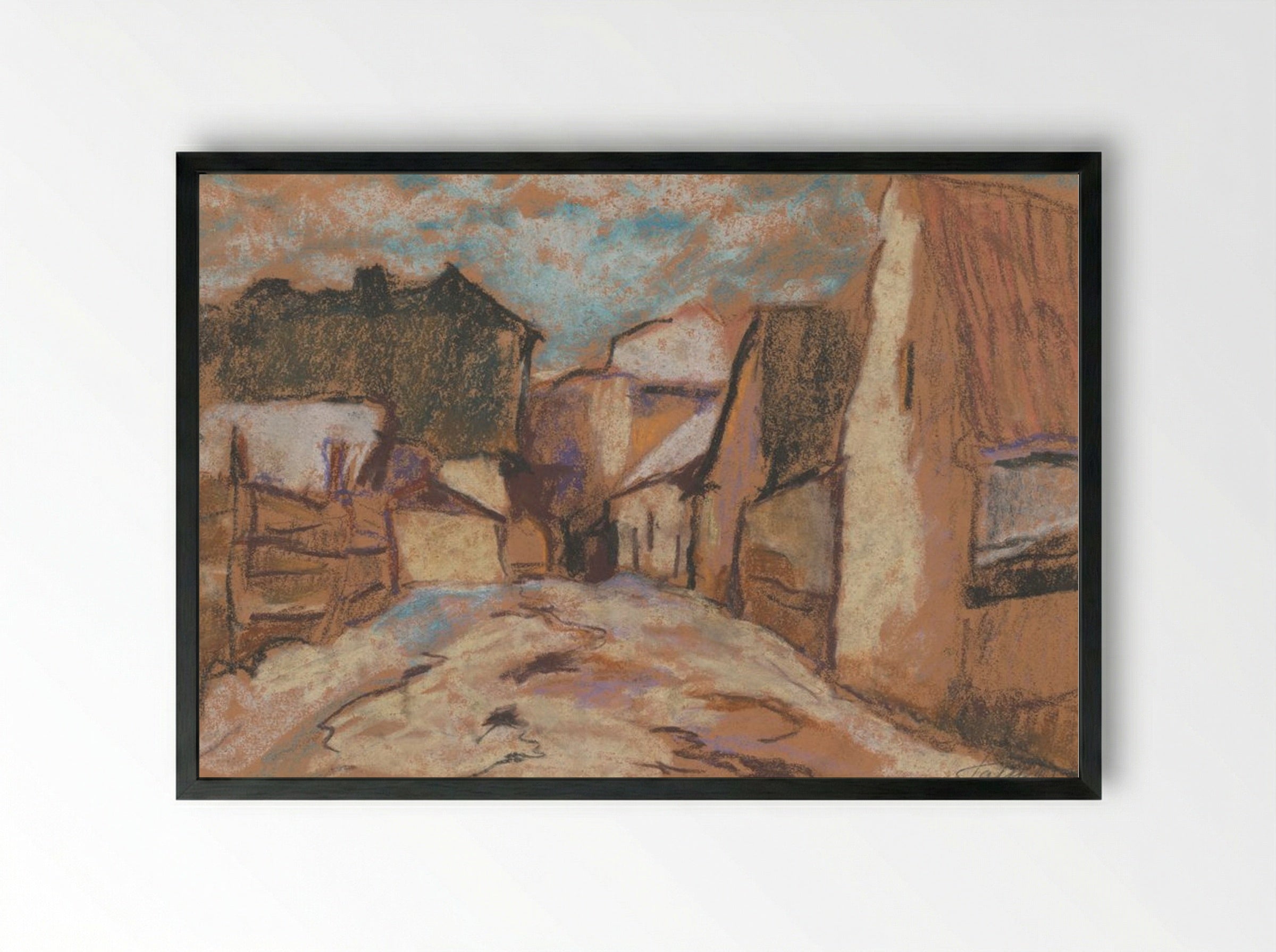 Alley - Zolo Palugyay - Framed Print Black