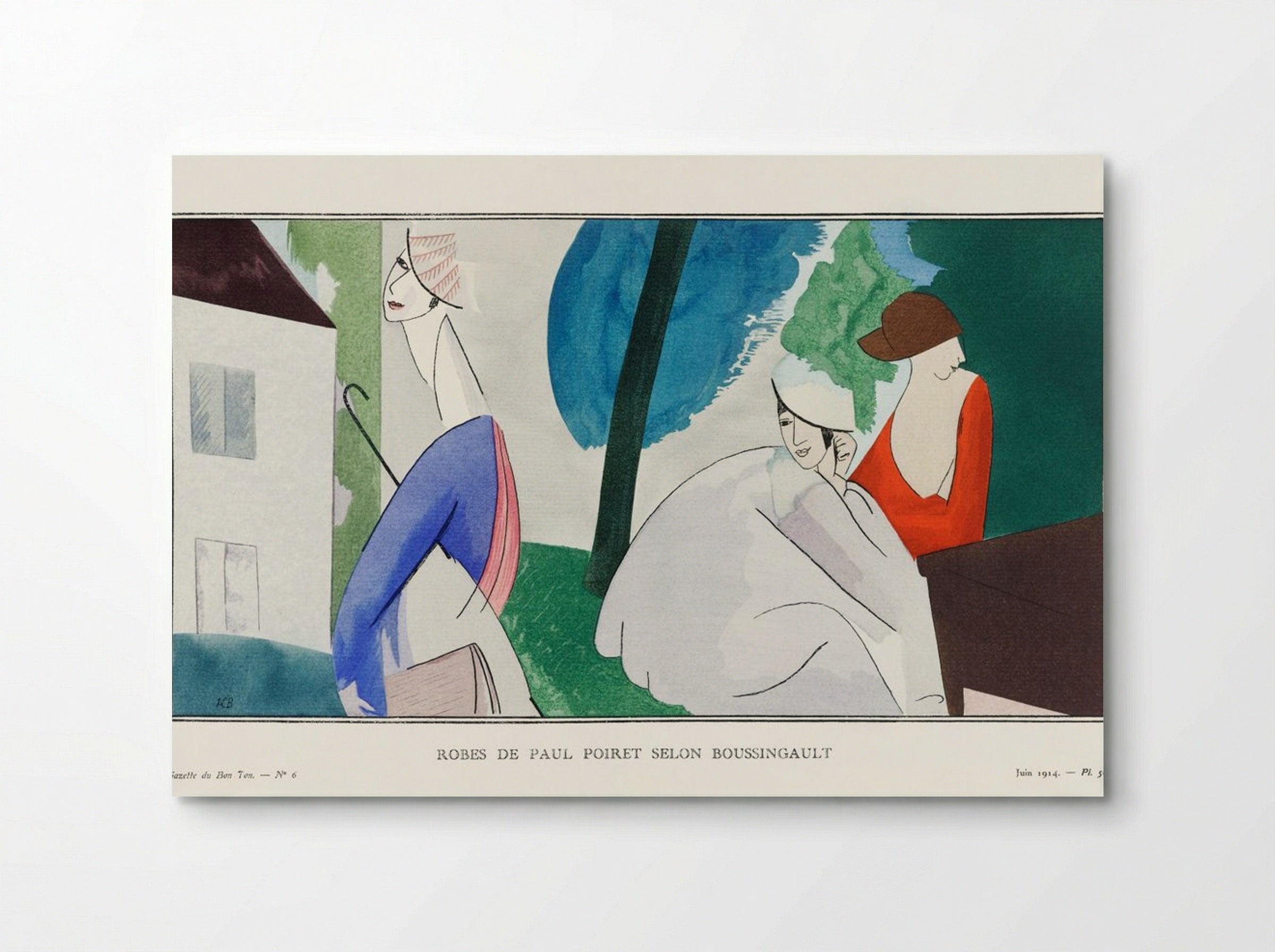 Robes de Paul Poiret selon Boussingault - Jean-Louis Boussingault - Poster