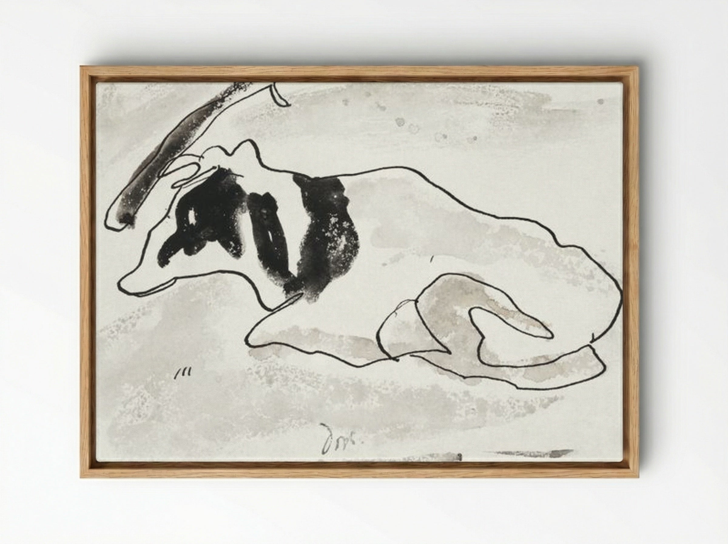 Cow II - Arthur Dove - Framed Canvas Wood