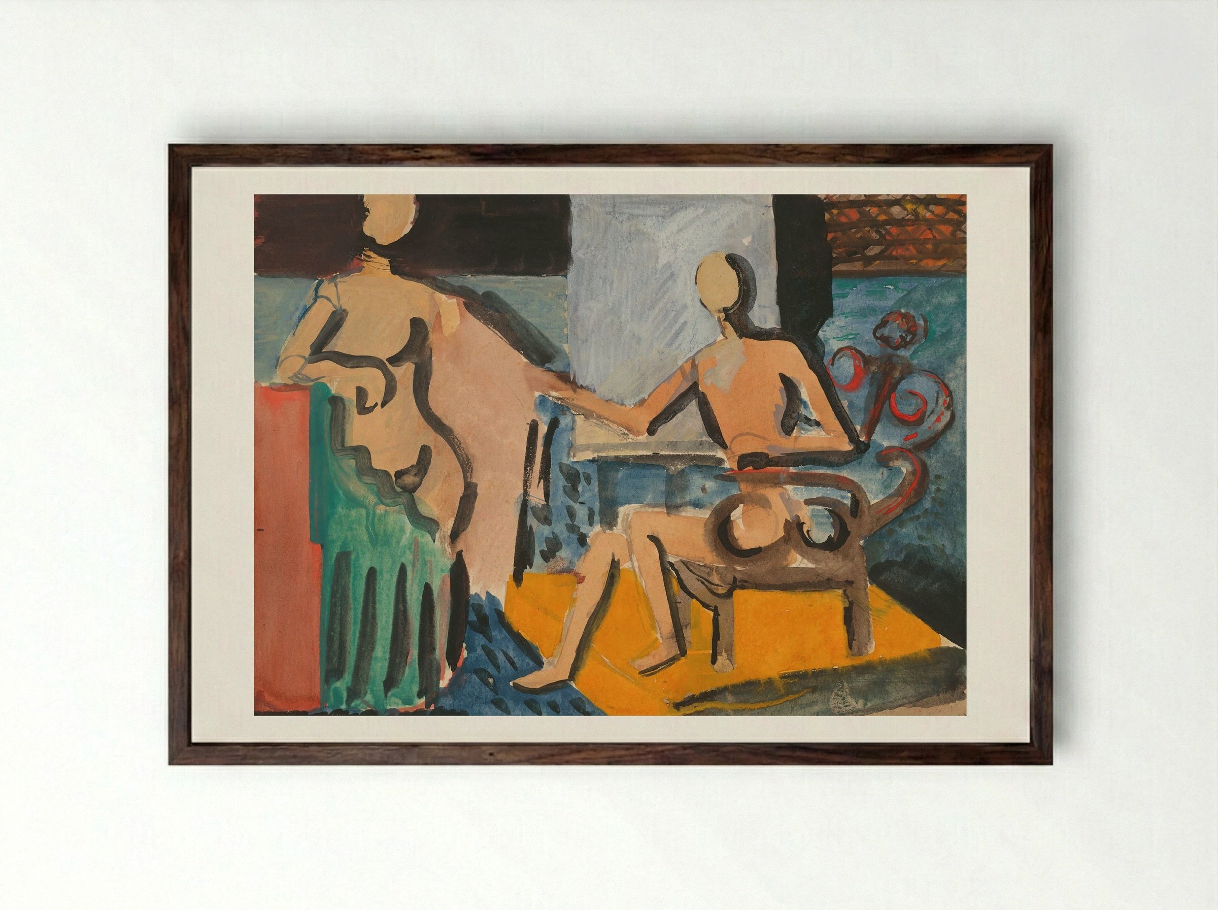 Atelier - Cyprián Majerník - Framed Print Dark Wood