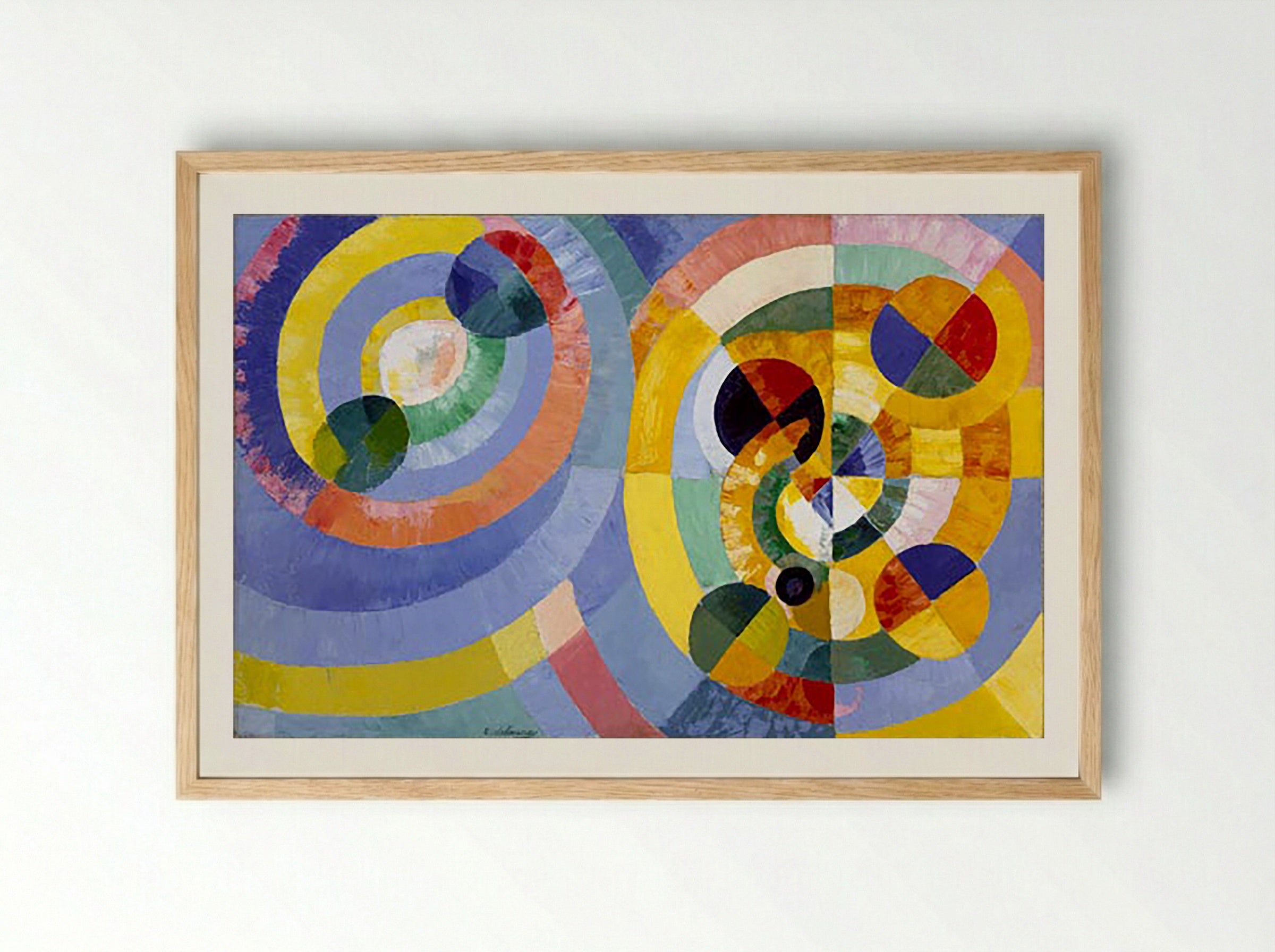 Circular Forms - Robert Delaunay - Framed Print Wood