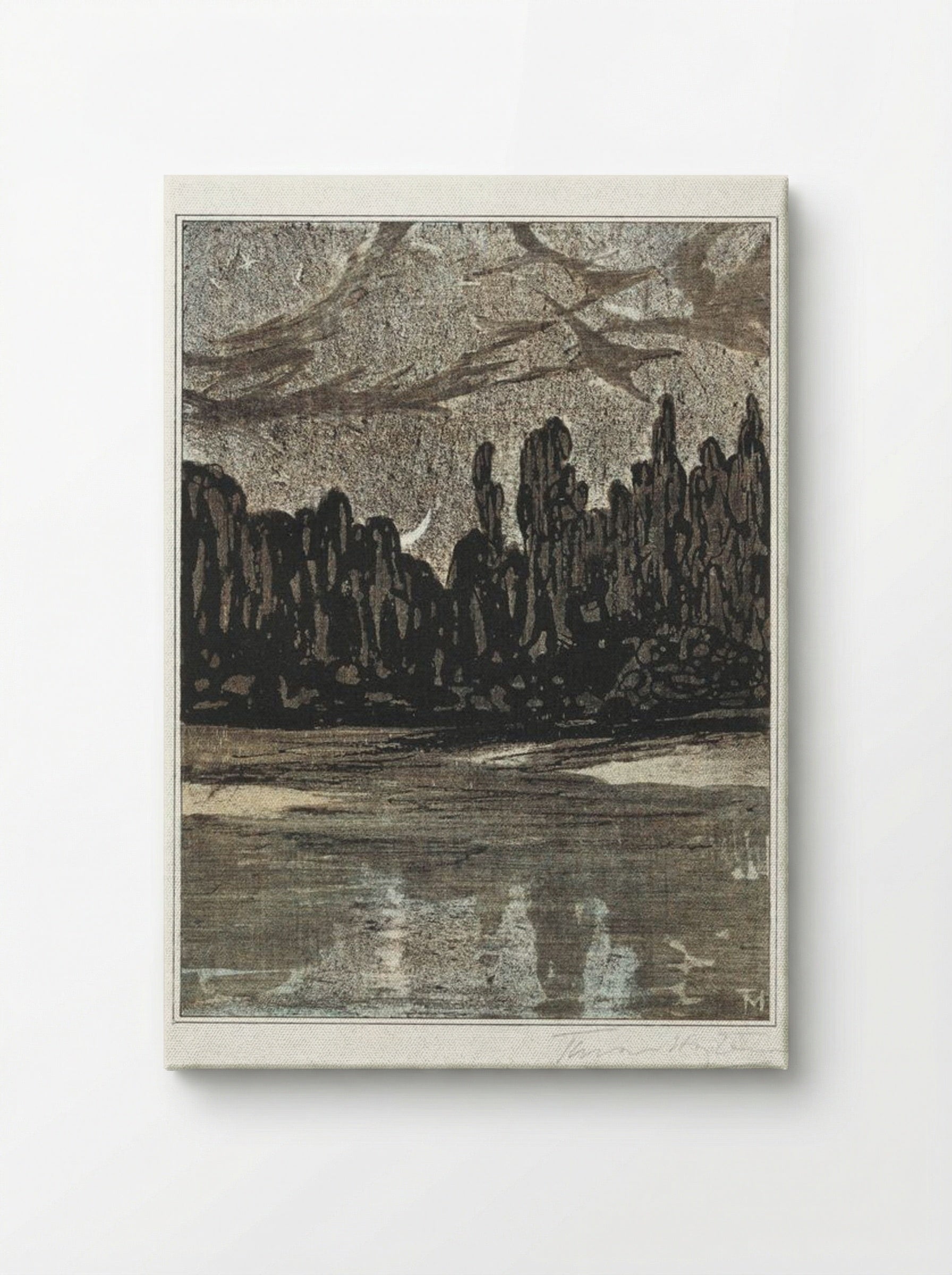Nocturnal Landscape with Migratory Birds - Theo van Hoytema - Canvas