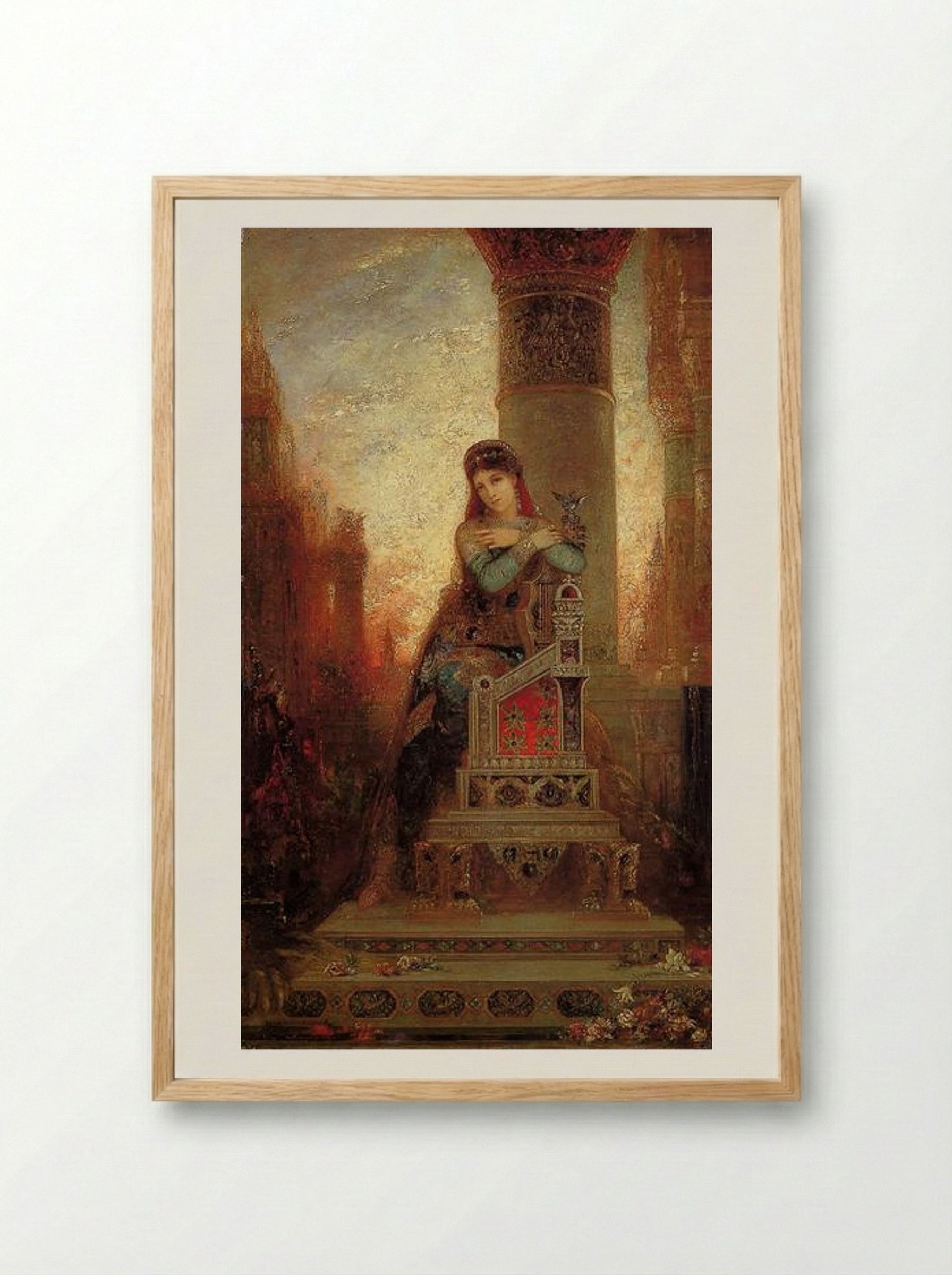 Desdemona - Gustave Moreau - Framed Print Wood